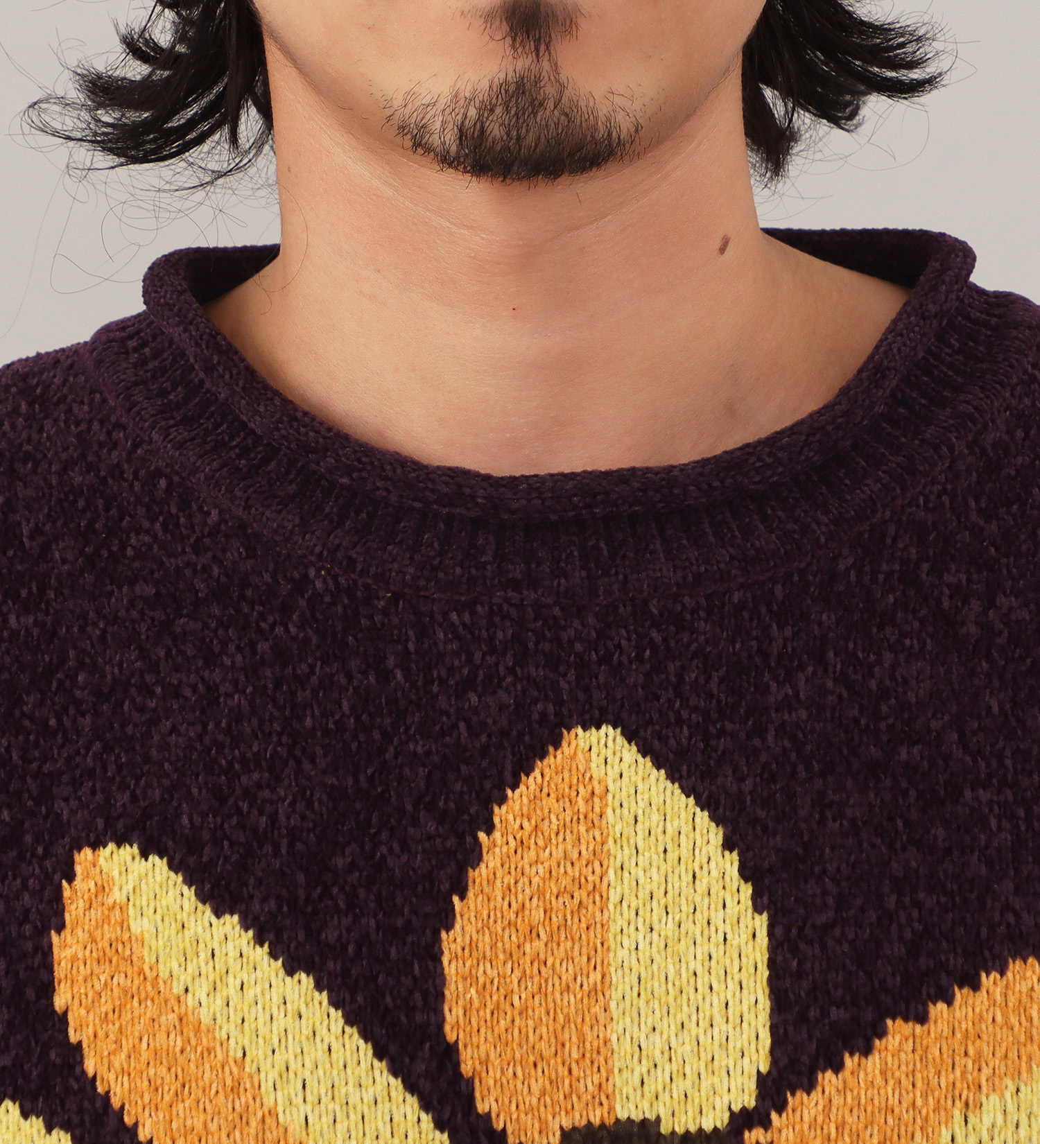 Lee(リー)のMALL KNIT CREW / モールニット|トップス/ニット/セーター/メンズ|パープル