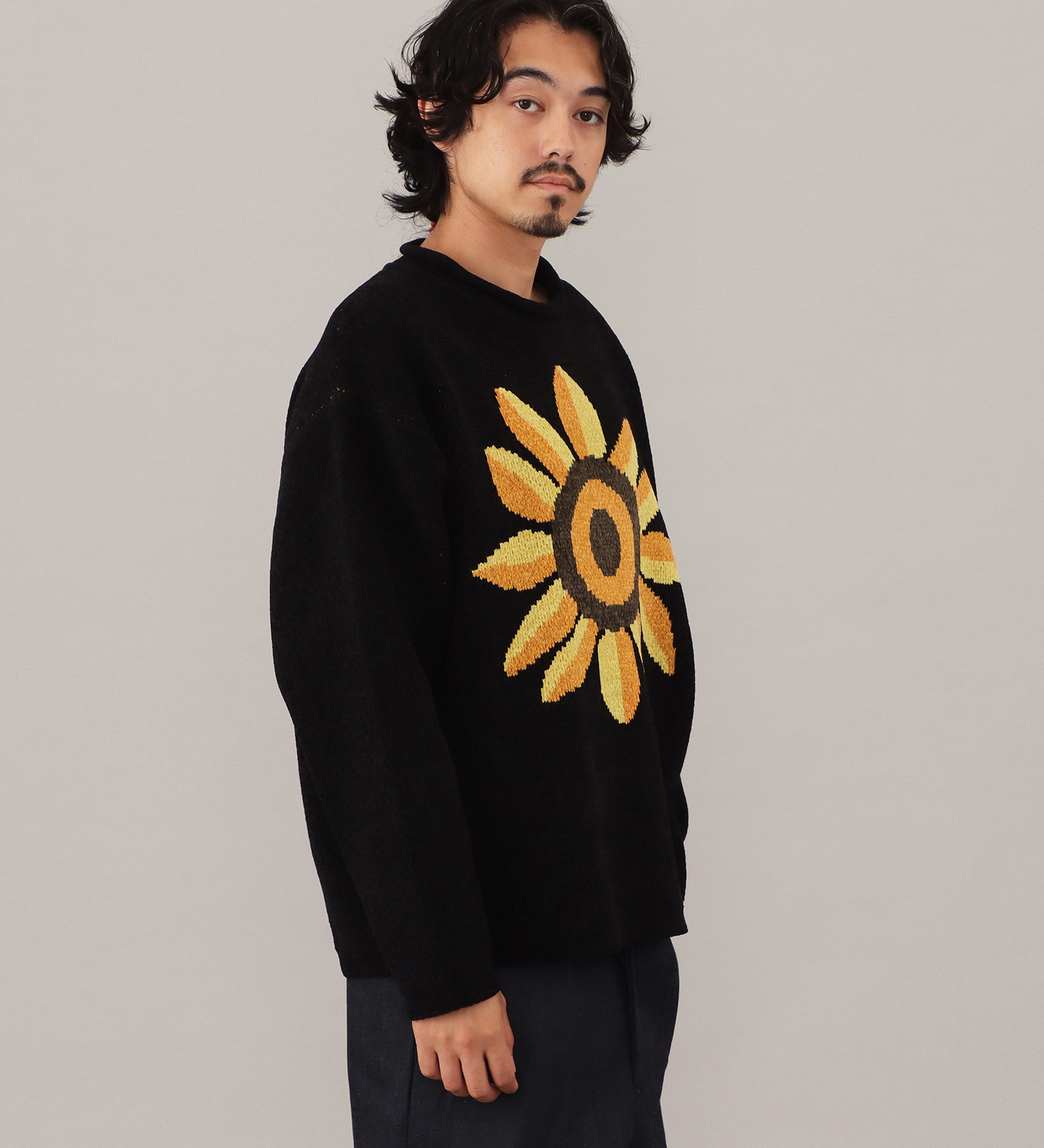 Lee(リー)のMALL KNIT CREW / モールニット|トップス/ニット/セーター/メンズ|ブラック
