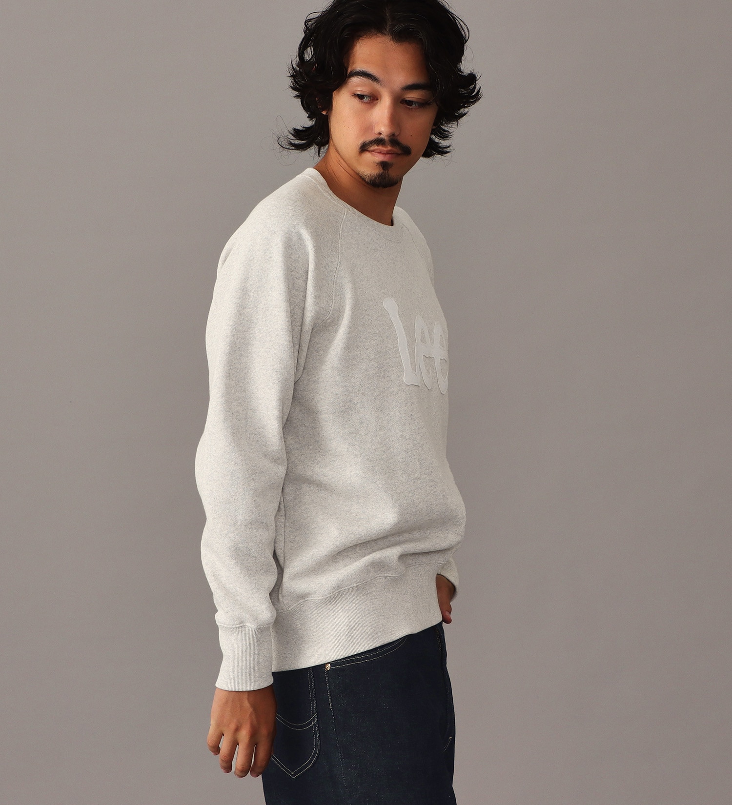 Lee(リー)のLEE LOGO SWEAT / リーロゴスエット|トップス/スウェット/メンズ|グレー