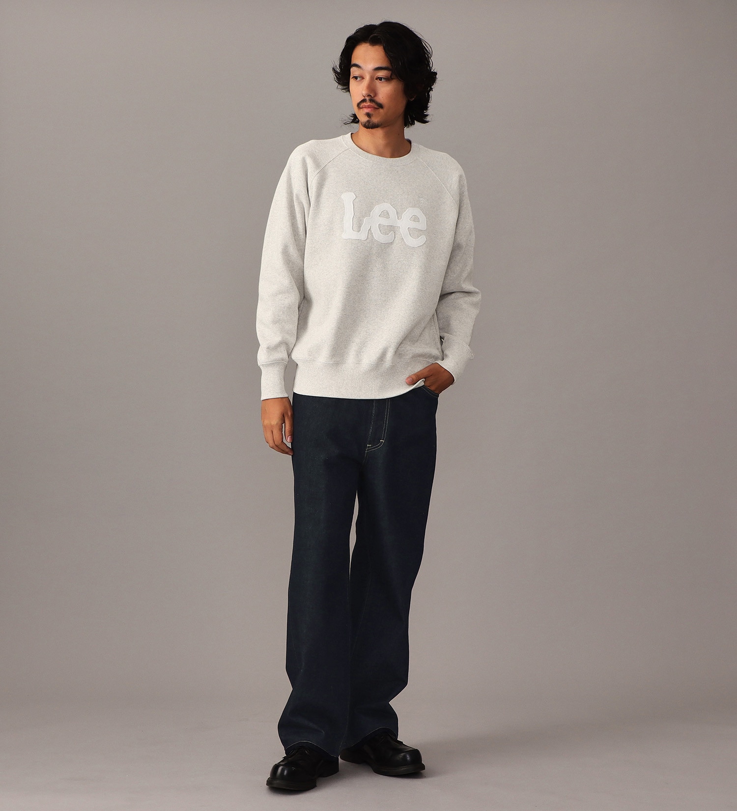 Lee(リー)のLEE LOGO SWEAT / リーロゴスエット|トップス/スウェット/メンズ|グレー
