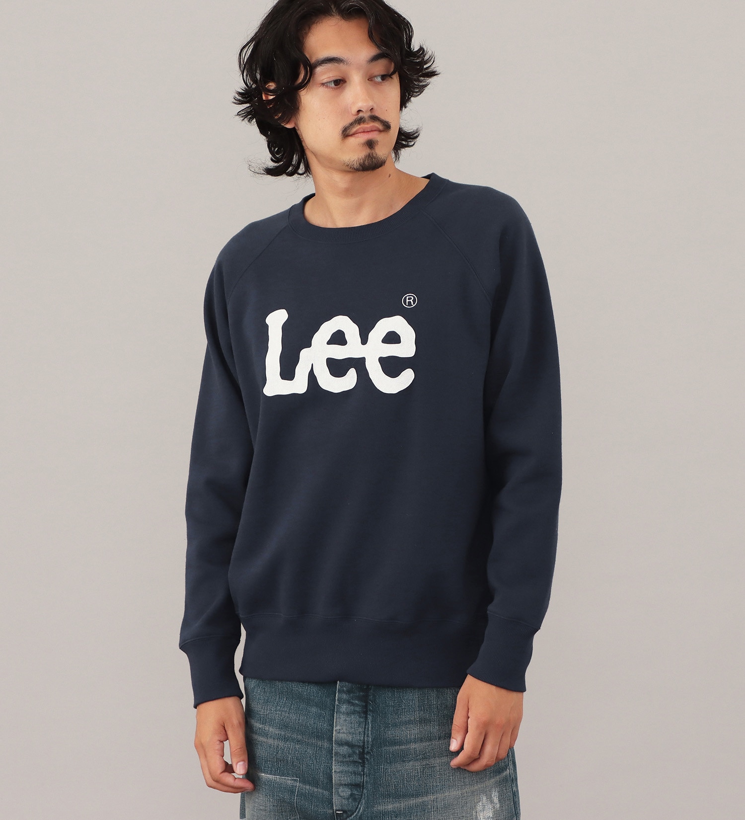 Lee(リー)のLEE LOGO SWEAT / リーロゴスエット|トップス/スウェット/メンズ|ネイビー
