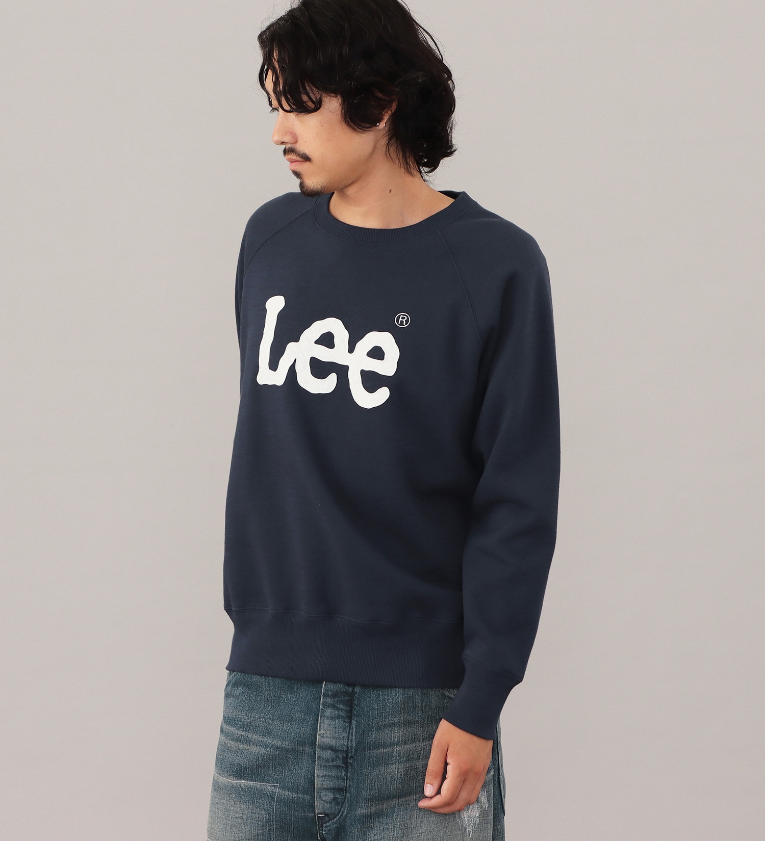 Lee(リー)のLEE LOGO SWEAT / リーロゴスエット|トップス/スウェット/メンズ|ネイビー