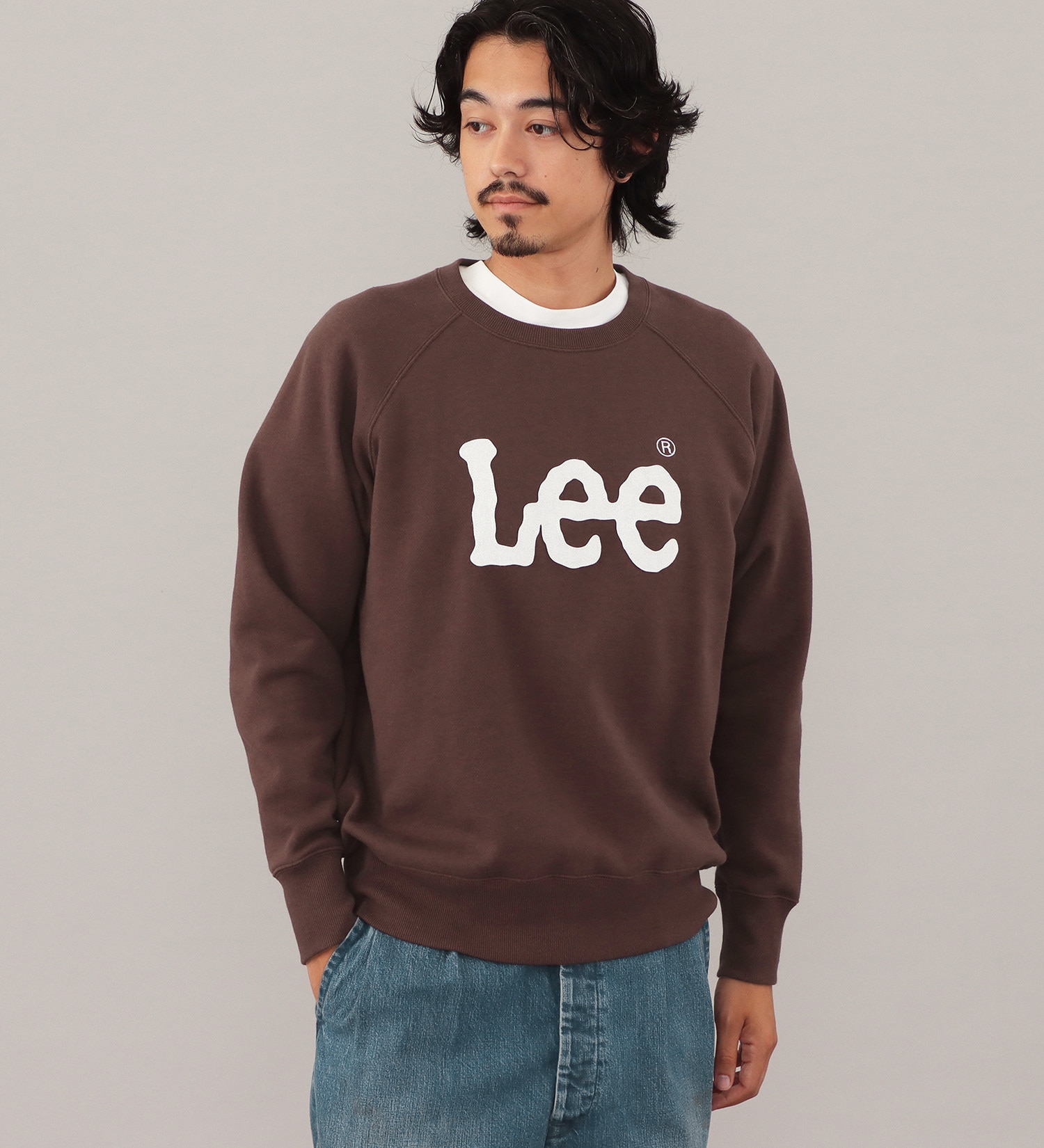 Lee(リー)のLEE LOGO SWEAT / リーロゴスエット|トップス/スウェット/メンズ|ブラウン