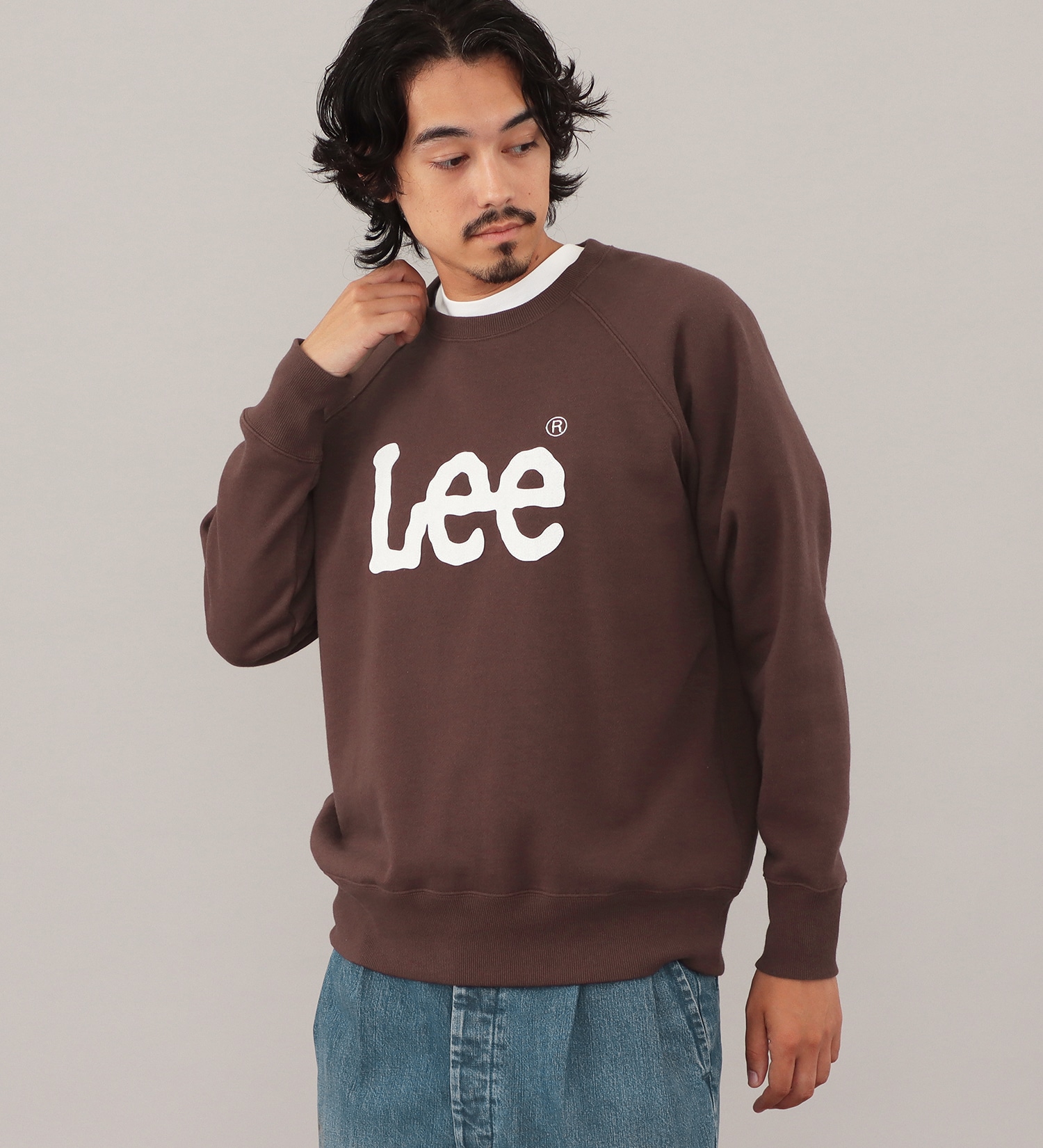 Lee(リー)のLEE LOGO SWEAT / リーロゴスエット|トップス/スウェット/メンズ|ブラウン