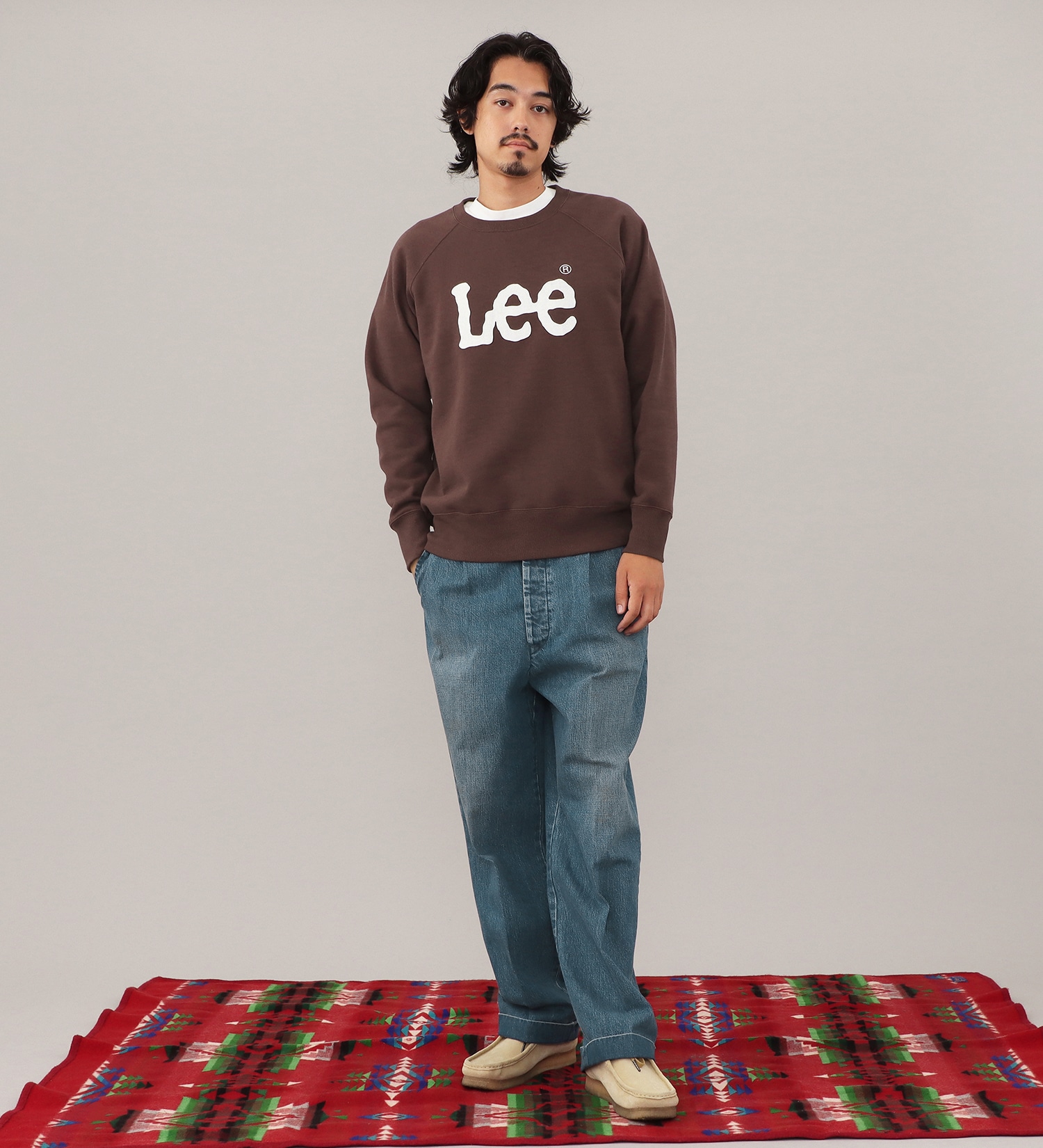 Lee(リー)のLEE LOGO SWEAT / リーロゴスエット|トップス/スウェット/メンズ|ブラウン