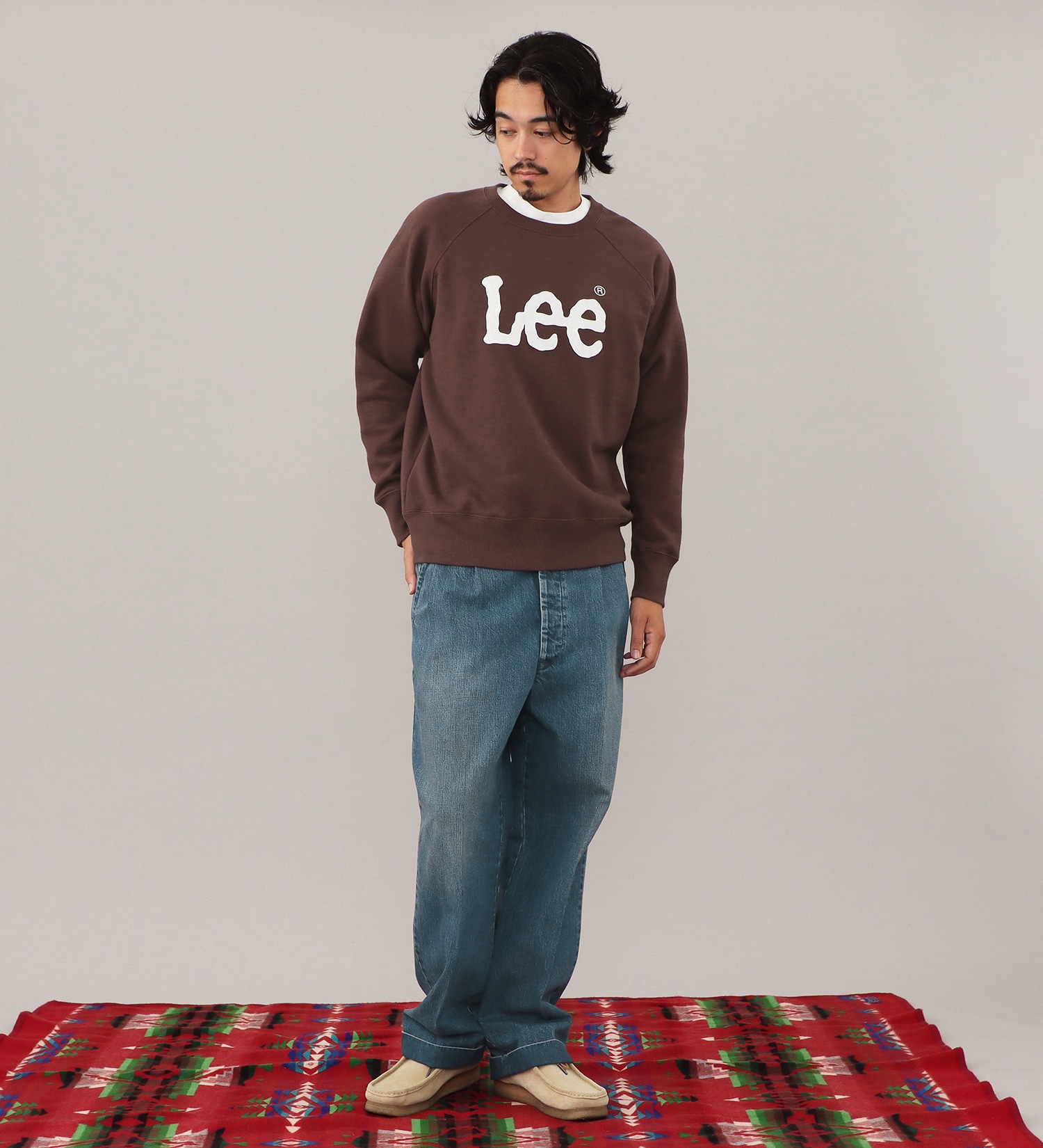 Lee(リー)のLEE LOGO SWEAT / リーロゴスエット|トップス/スウェット/メンズ|ブラウン