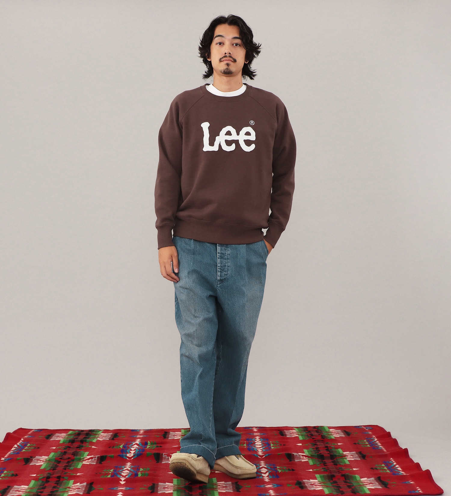 Lee(リー)のLEE LOGO SWEAT / リーロゴスエット|トップス/スウェット/メンズ|ブラウン
