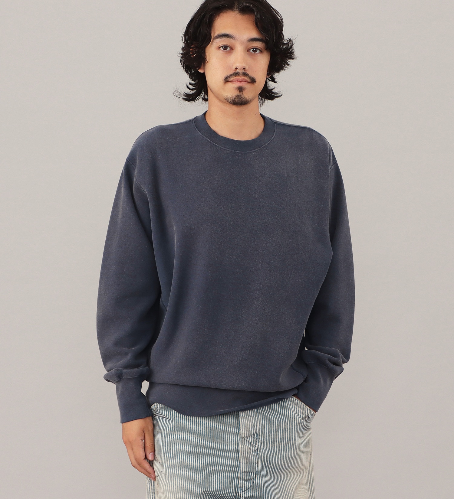 Lee(リー)のVINTAGE SWEAT CROSS GRAIN / スウェット|トップス/スウェット/メンズ|ネイビー