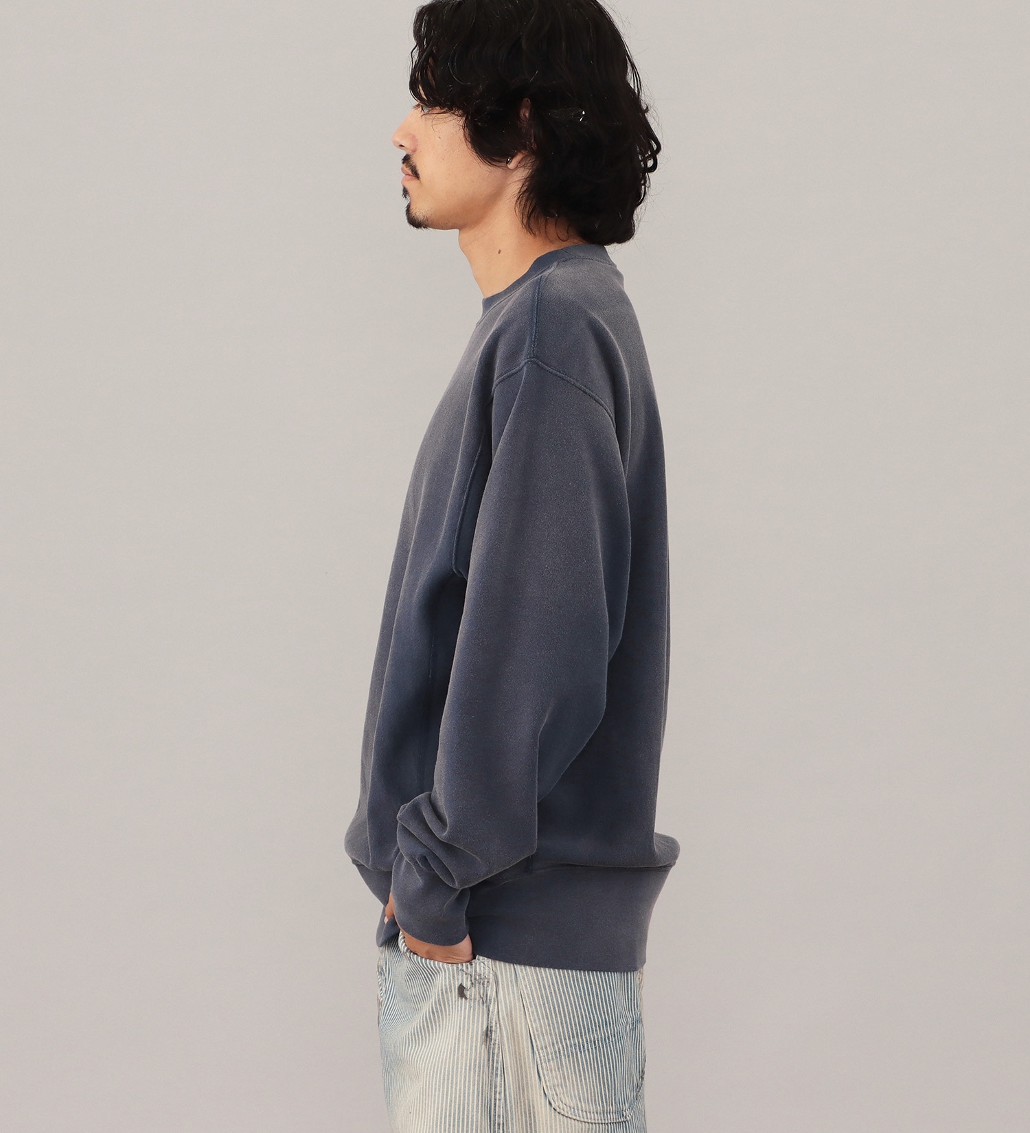 Lee(リー)のVINTAGE SWEAT CROSS GRAIN / スウェット|トップス/スウェット/メンズ|ネイビー
