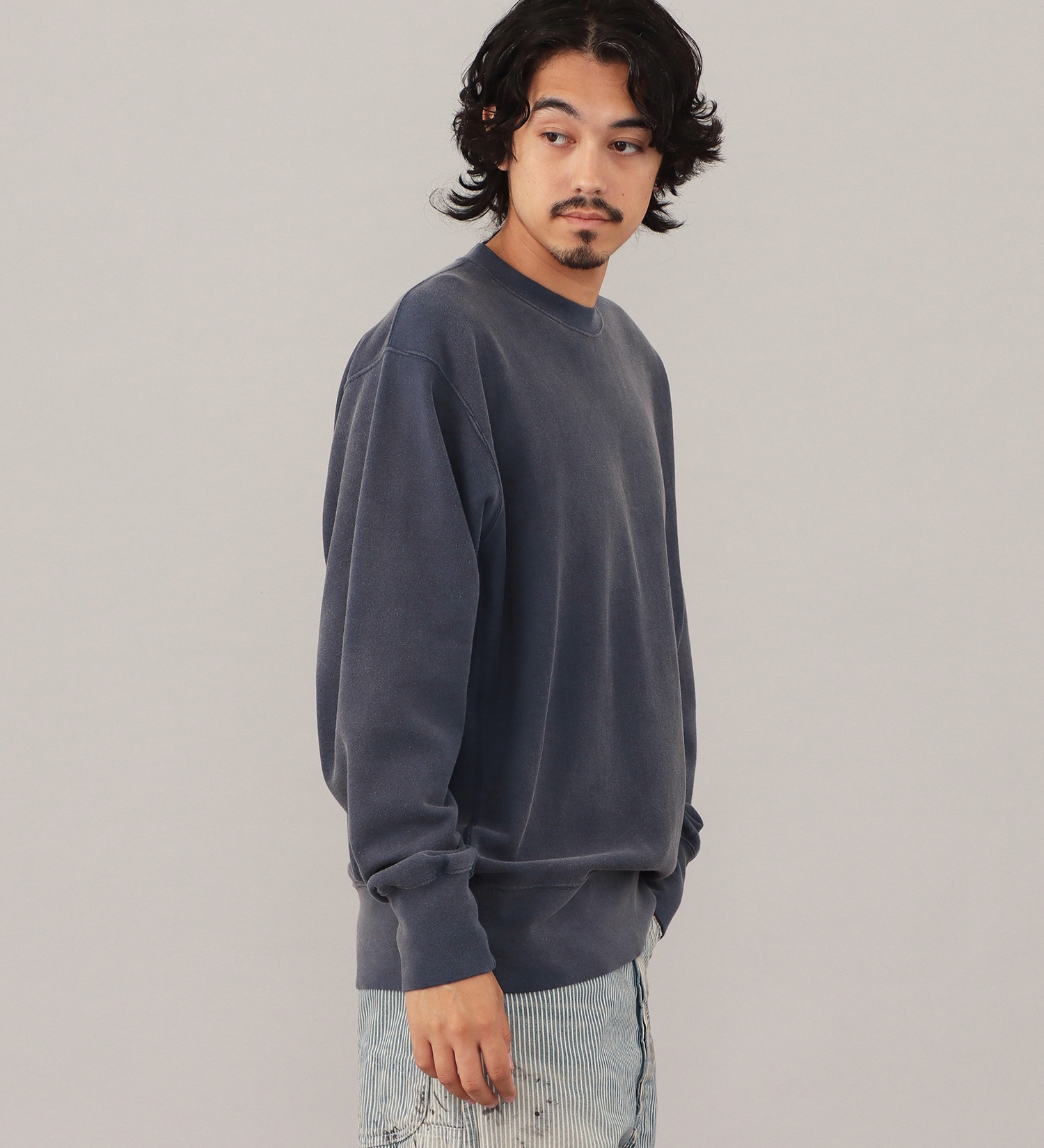 Lee(リー)のVINTAGE SWEAT CROSS GRAIN / スウェット|トップス/スウェット/メンズ|ネイビー