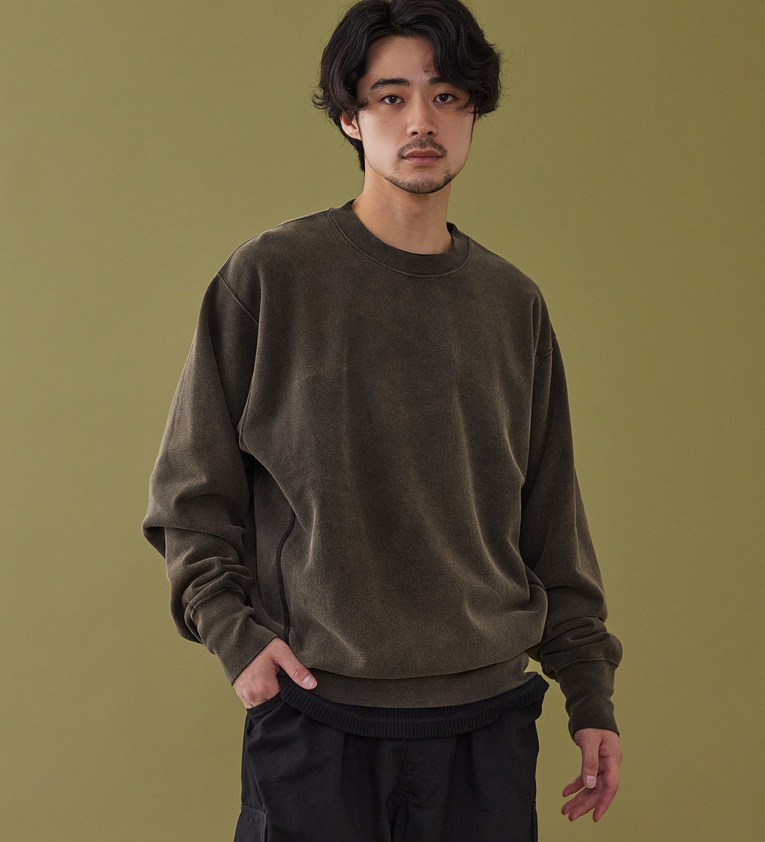 Lee(リー)のVINTAGE SWEAT CROSS GRAIN / スウェット|トップス/スウェット/メンズ|ブラック