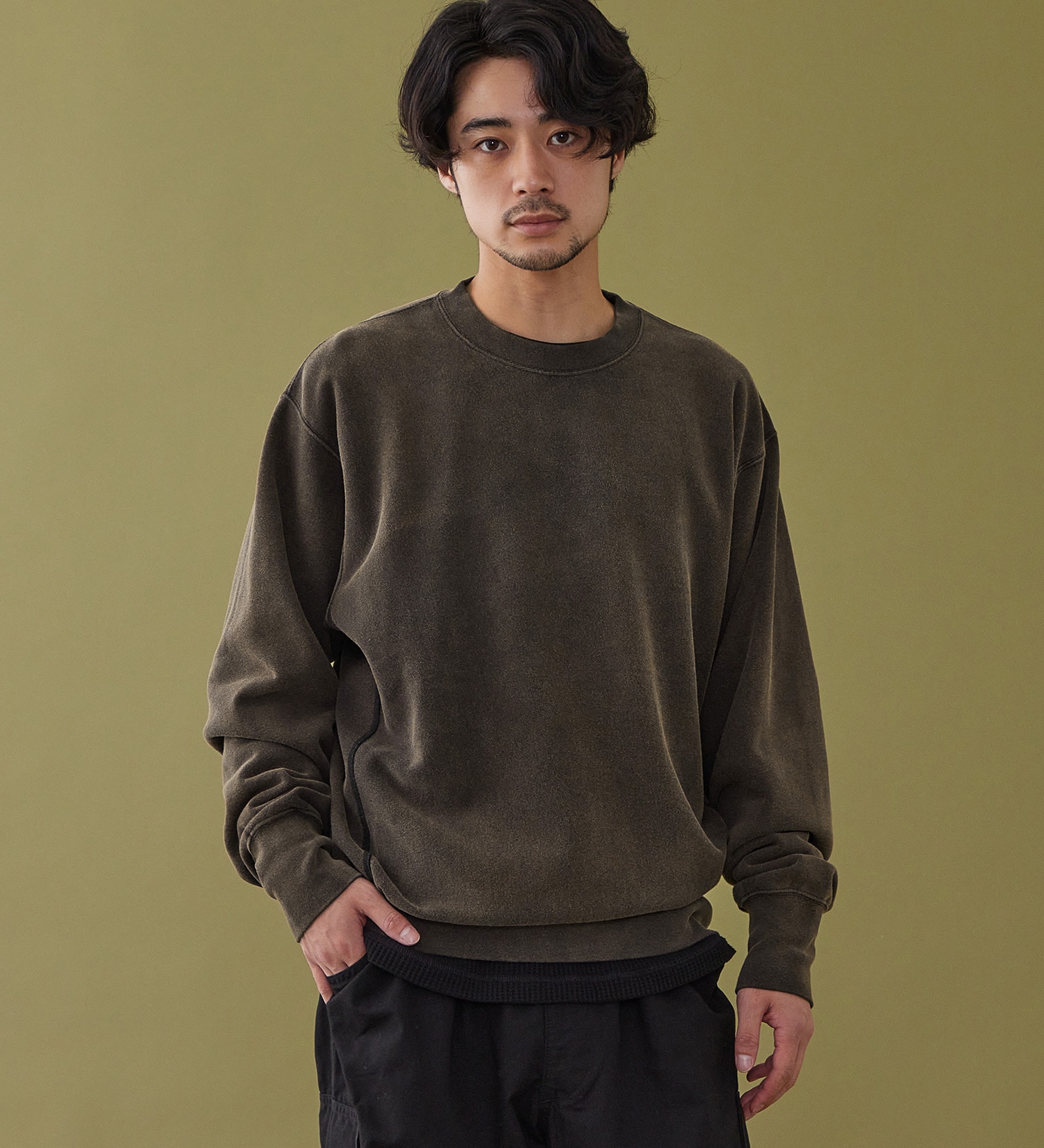 Lee(リー)のVINTAGE SWEAT CROSS GRAIN / スウェット|トップス/スウェット/メンズ|ブラック