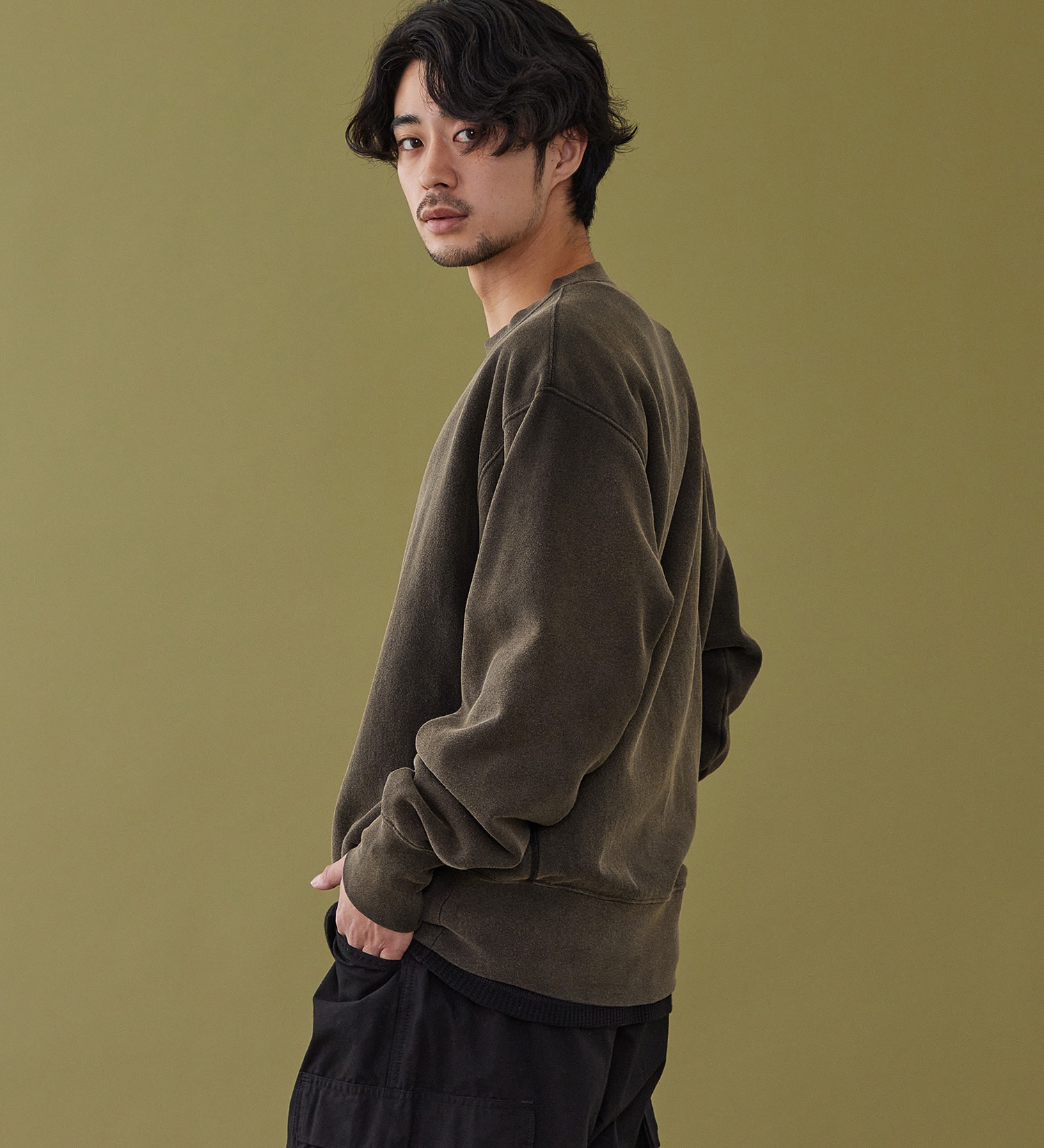 Lee(リー)のVINTAGE SWEAT CROSS GRAIN / スウェット|トップス/スウェット/メンズ|ブラック