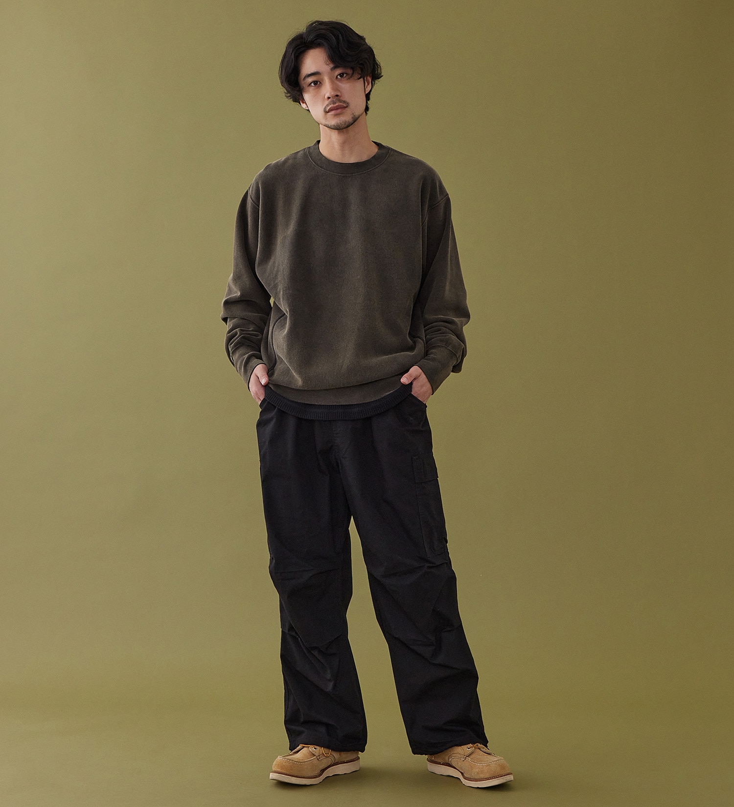 Lee(リー)のVINTAGE SWEAT CROSS GRAIN / スウェット|トップス/スウェット/メンズ|ブラック