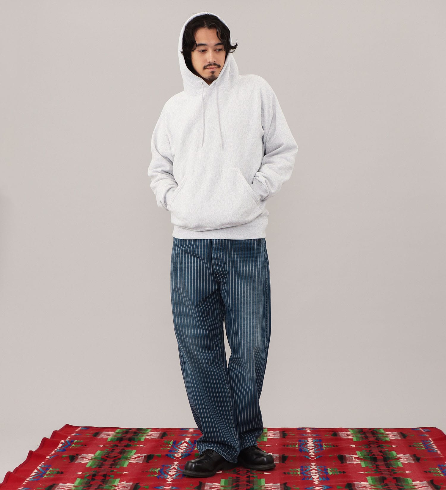 Lee(リー)のVINTAGE HOODIE CROSS GRAIN / フーディースウェット|トップス/パーカー/メンズ|グレー