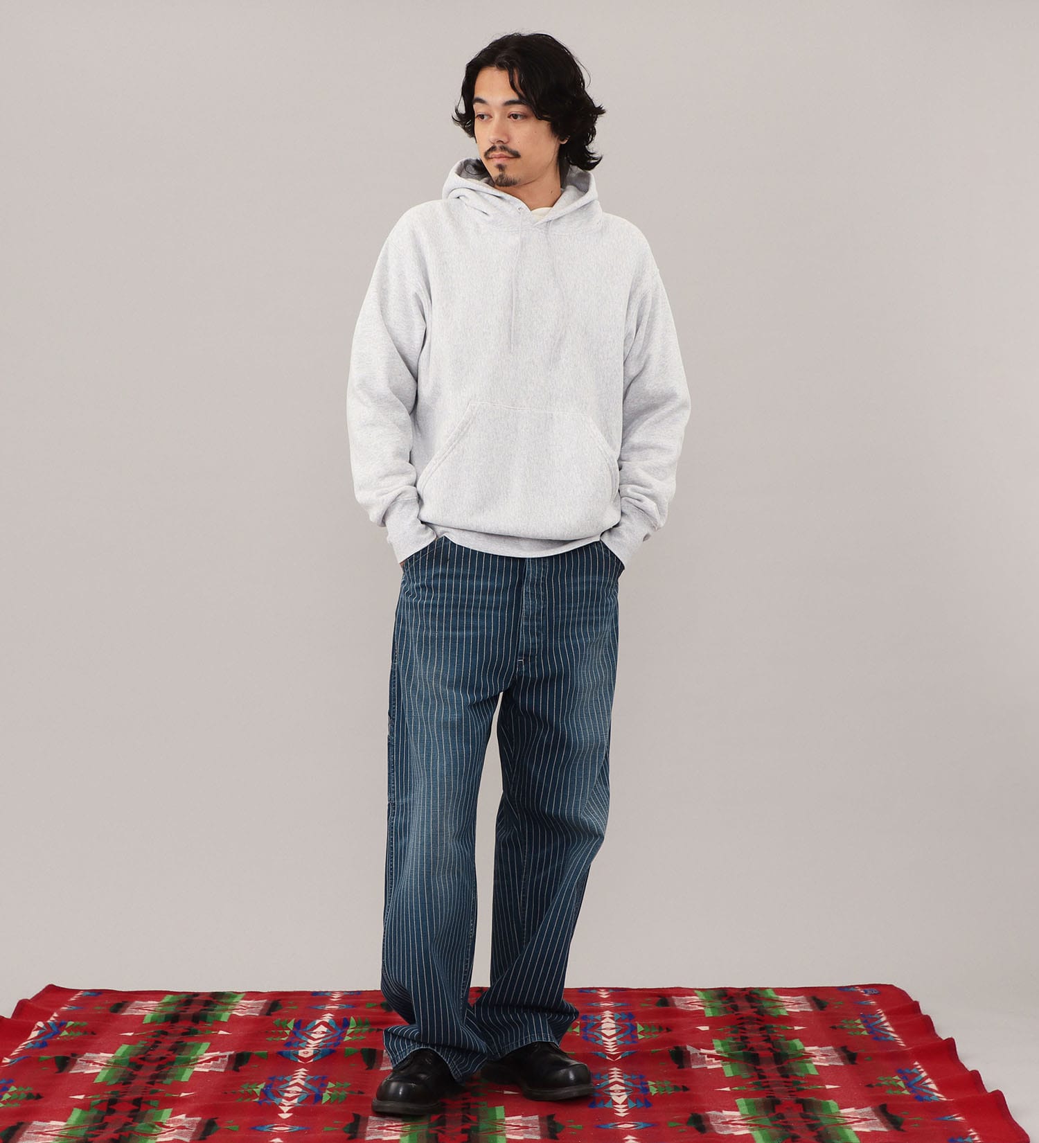 Lee(リー)のVINTAGE HOODIE CROSS GRAIN / フーディースウェット|トップス/パーカー/メンズ|グレー