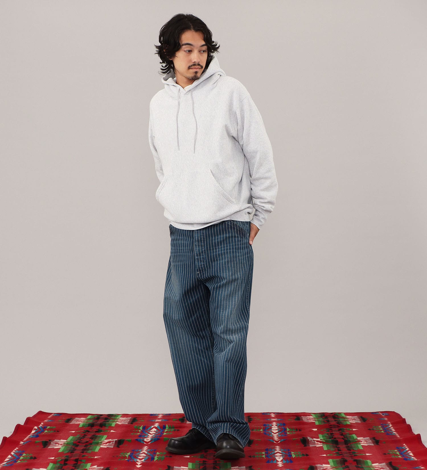 Lee(リー)のVINTAGE HOODIE CROSS GRAIN / フーディースウェット|トップス/パーカー/メンズ|グレー