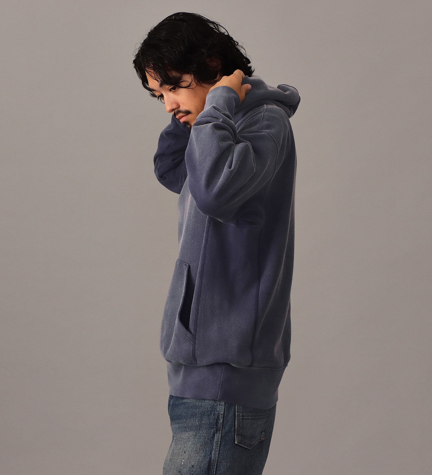 Lee(リー)のVINTAGE HOODIE CROSS GRAIN / フーディースウェット|トップス/パーカー/メンズ|ネイビー