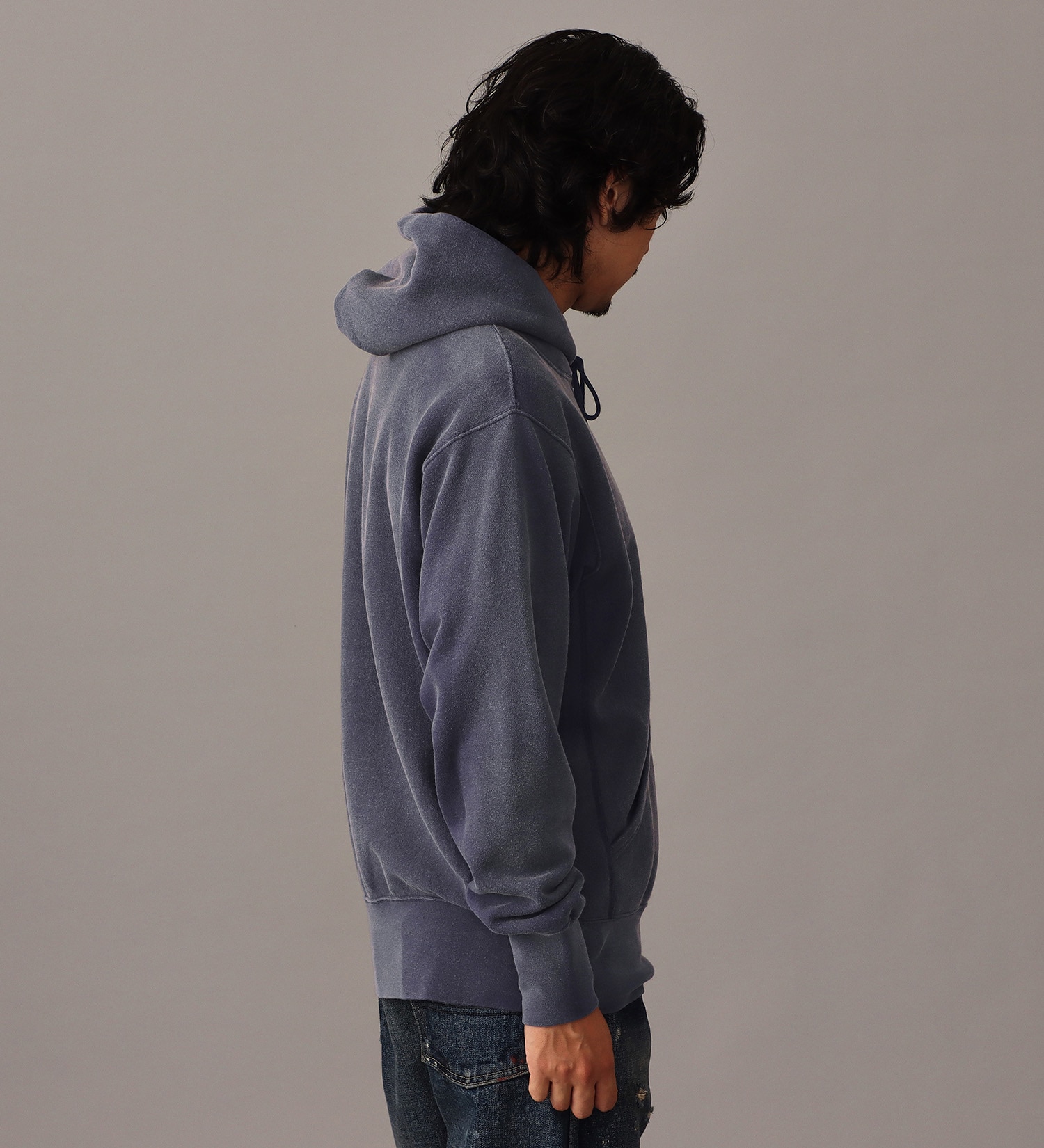 Lee(リー)のVINTAGE HOODIE CROSS GRAIN / フーディースウェット|トップス/パーカー/メンズ|ネイビー