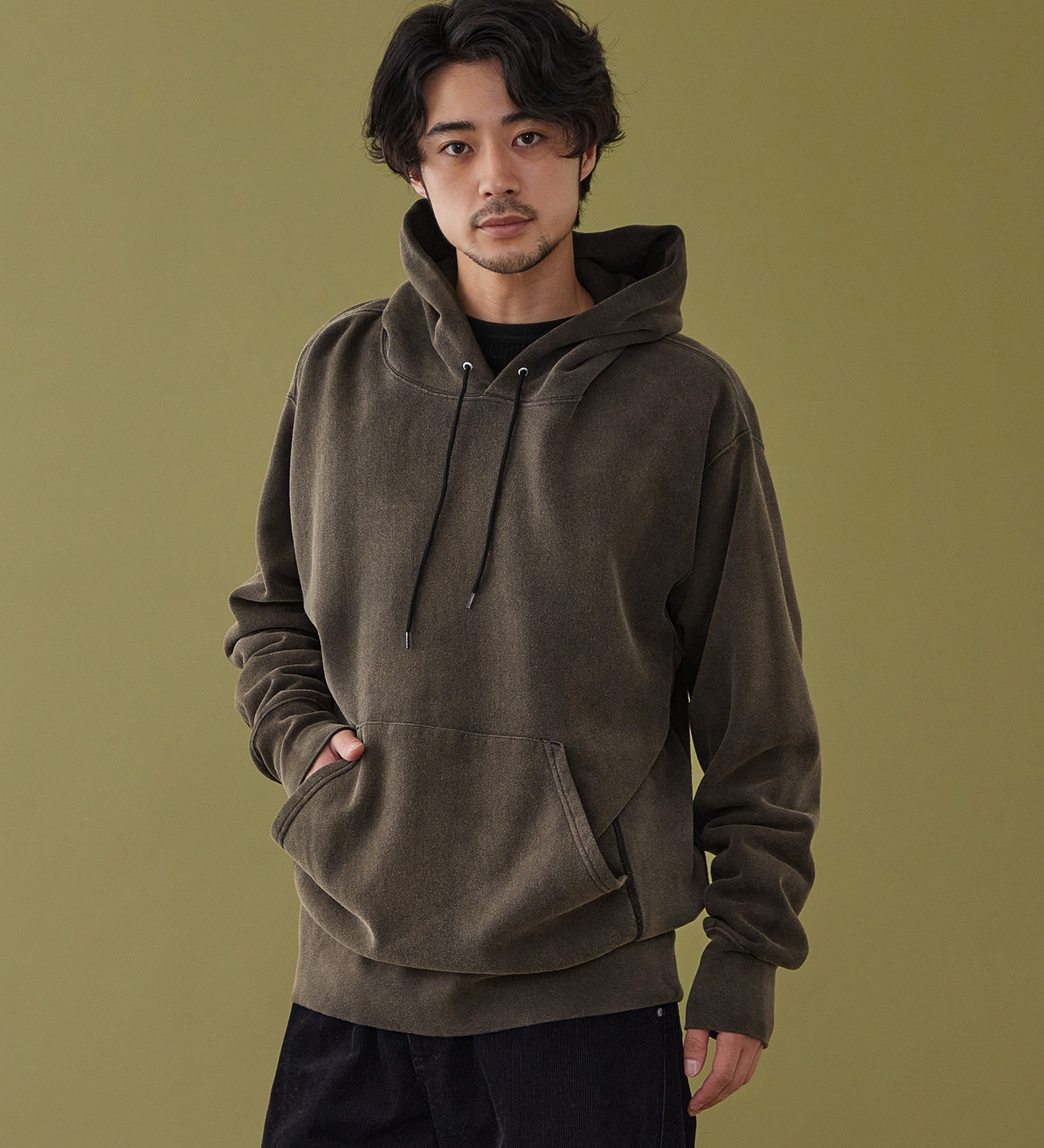Lee(リー)のVINTAGE HOODIE CROSS GRAIN / フーディースウェット|トップス/パーカー/メンズ|ブラック