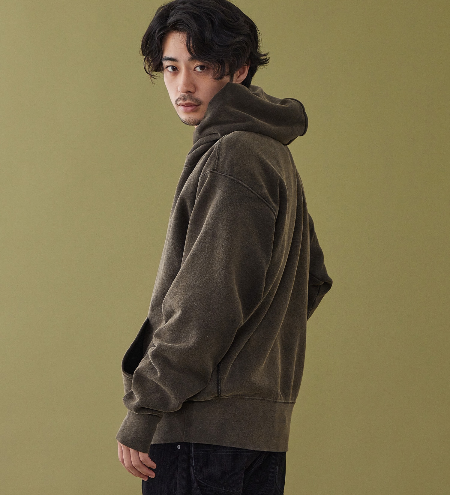 Lee(リー)のVINTAGE HOODIE CROSS GRAIN / フーディースウェット|トップス/パーカー/メンズ|ブラック