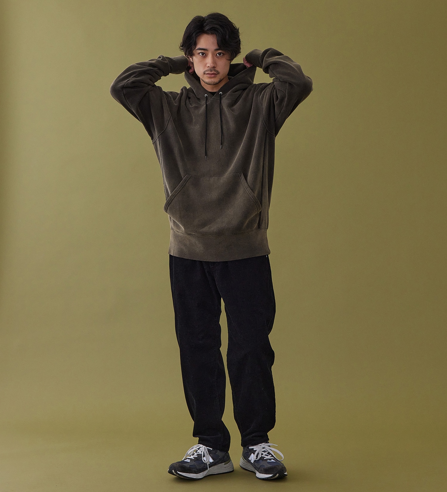 Lee(リー)のVINTAGE HOODIE CROSS GRAIN / フーディースウェット|トップス/パーカー/メンズ|ブラック