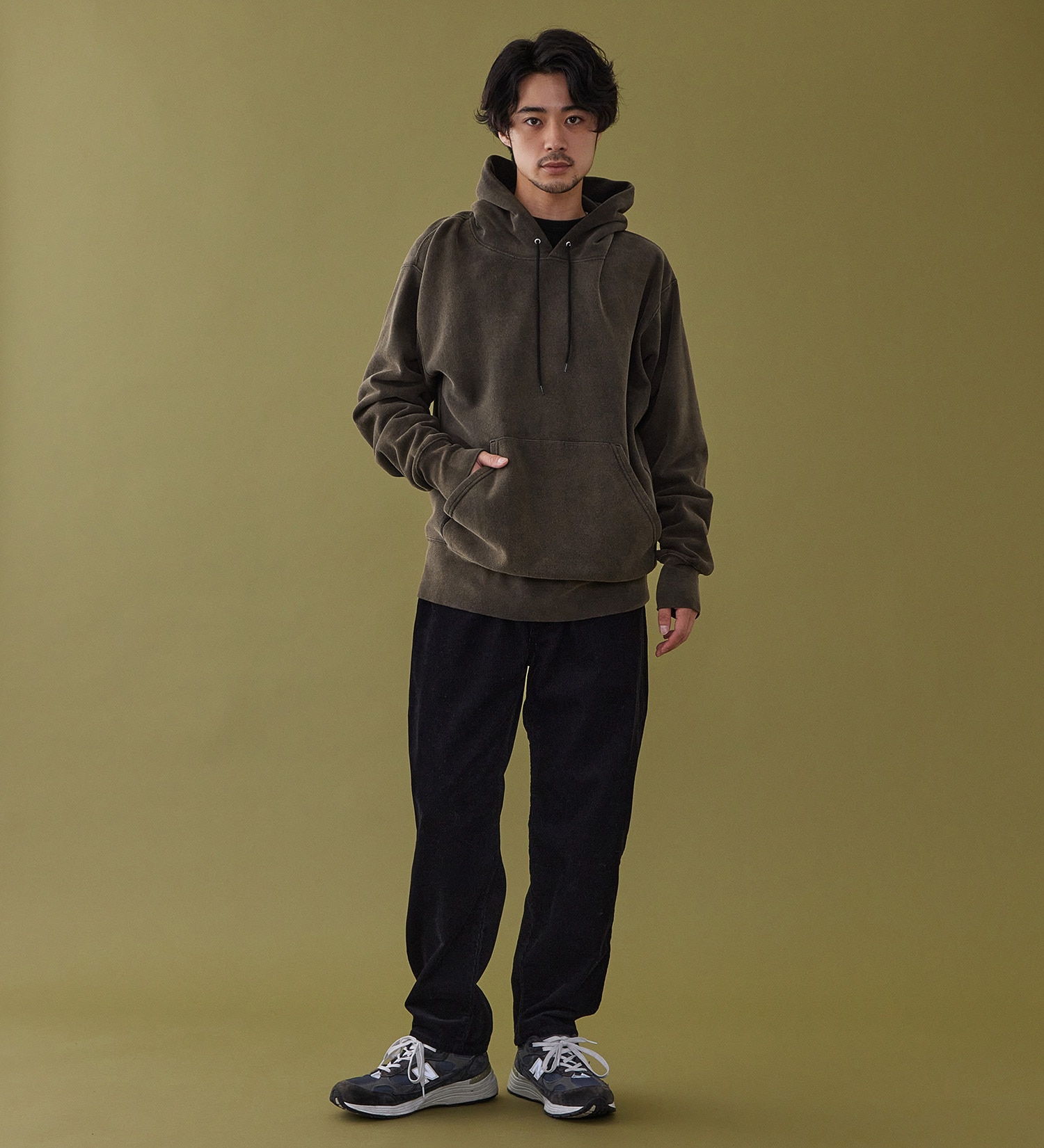 Lee(リー)のVINTAGE HOODIE CROSS GRAIN / フーディースウェット|トップス/パーカー/メンズ|ブラック