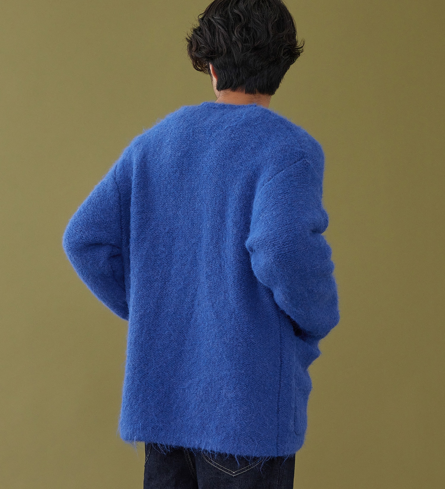 Lee(リー)のZIP-KNIT JACKET / ジップニットジャケット|トップス/ニット/セーター/メンズ|ブルー