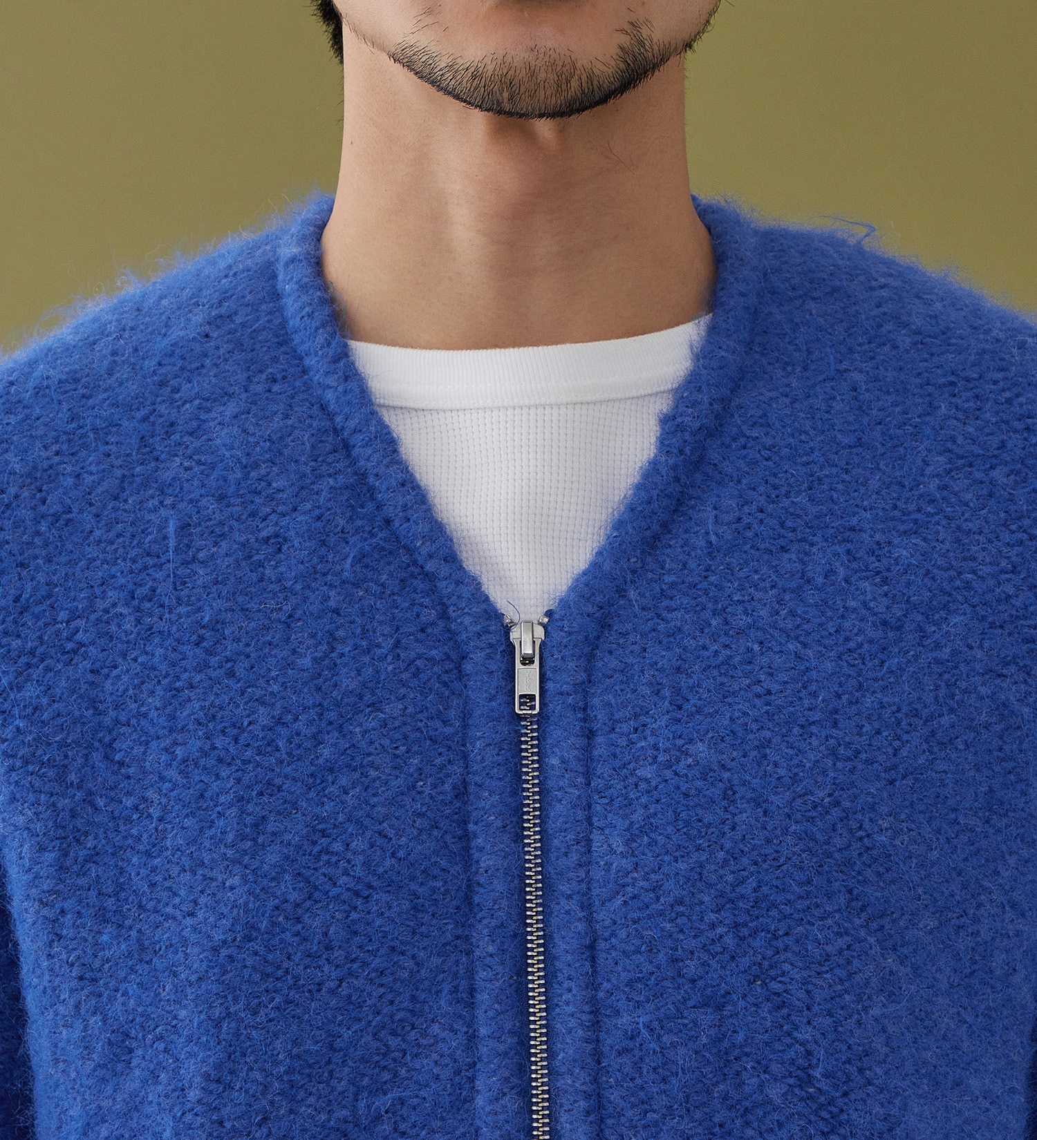 Lee(リー)のZIP-KNIT JACKET / ジップニットジャケット|トップス/ニット/セーター/メンズ|ブルー
