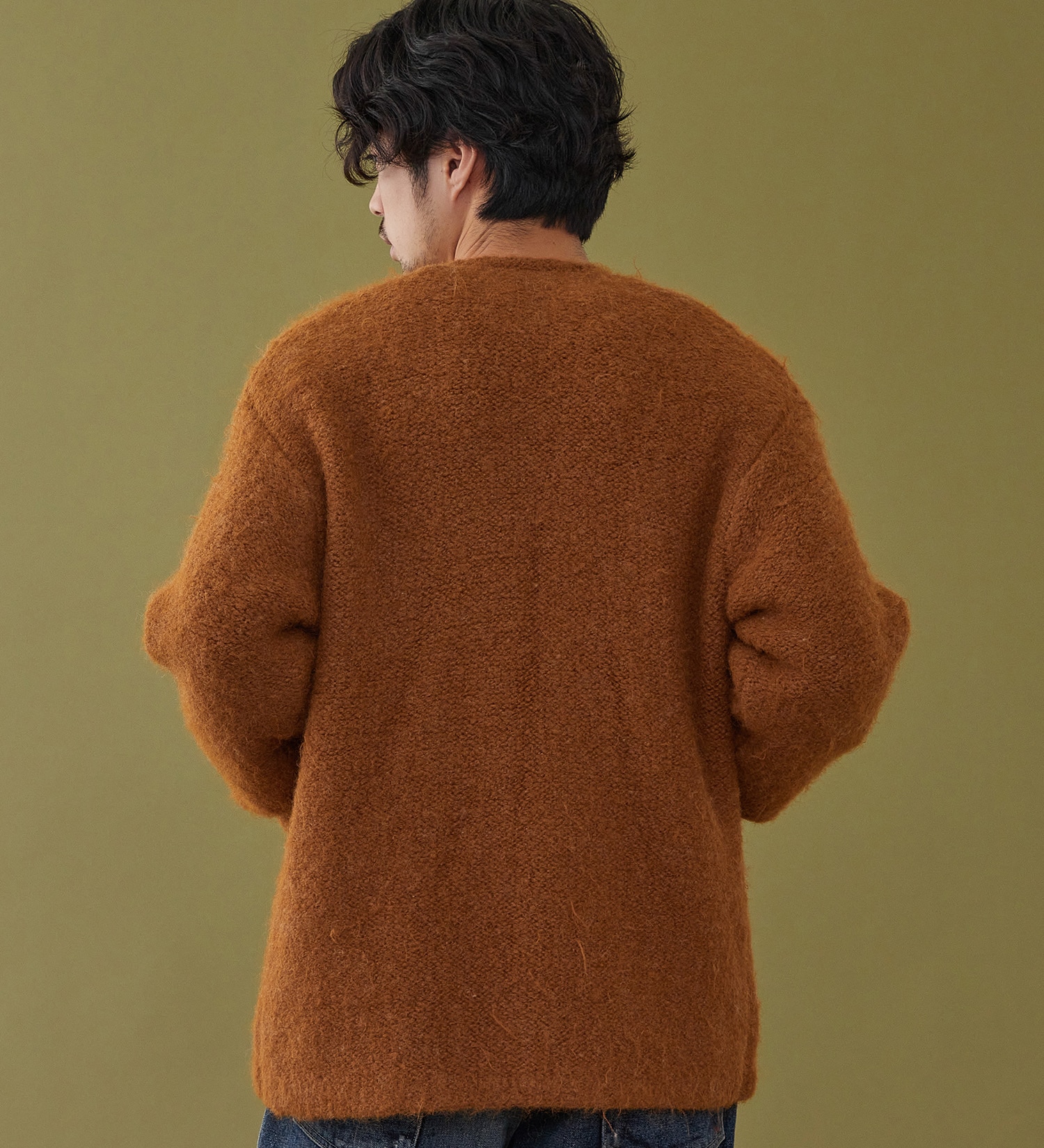 Lee(リー)のZIP-KNIT JACKET / ジップニットジャケット|トップス/ニット/セーター/メンズ|オレンジ