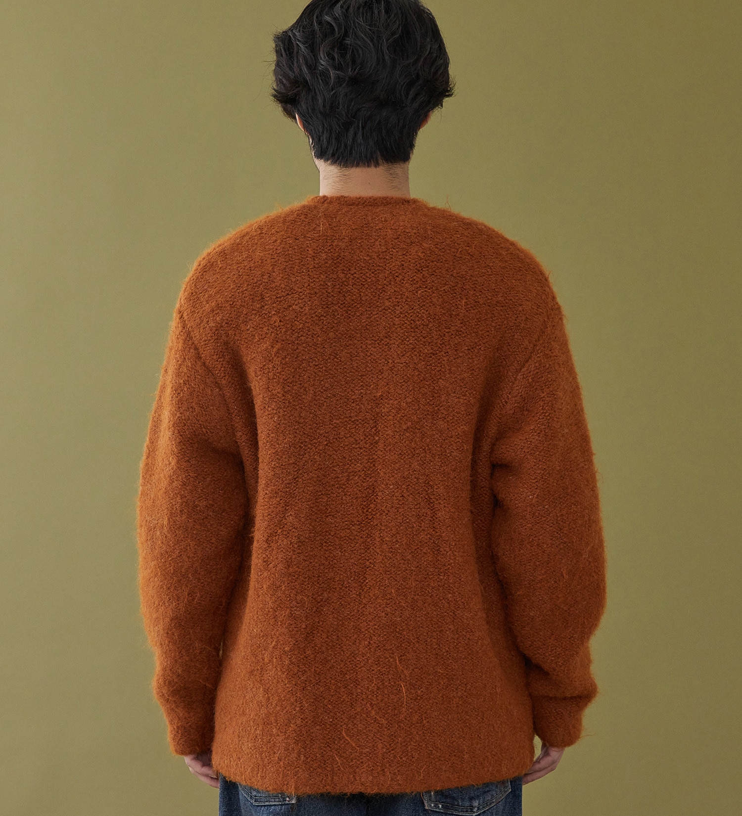 Lee(リー)のZIP-KNIT JACKET / ジップニットジャケット|トップス/ニット/セーター/メンズ|オレンジ