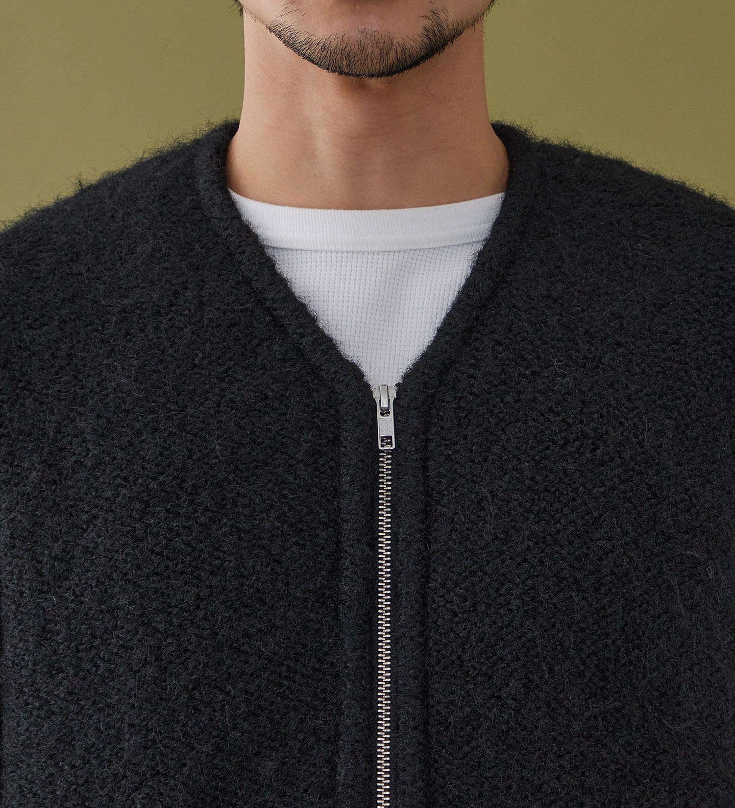 Lee(リー)のZIP-KNIT JACKET / ジップニットジャケット|トップス/ニット/セーター/メンズ|ブラック