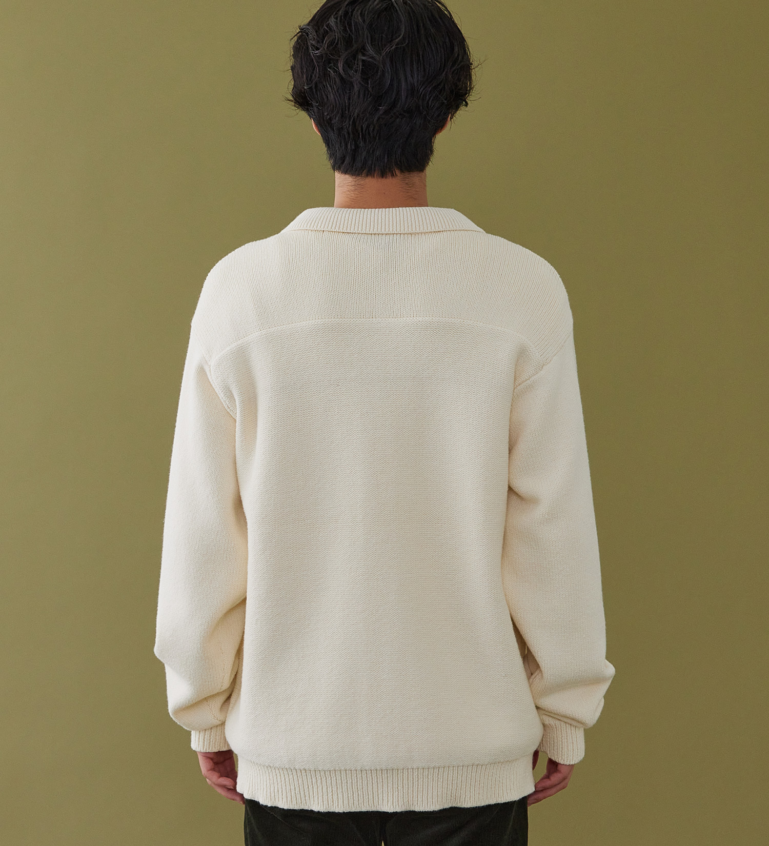 Lee(リー)のKNIT RIDERS JACKET / ニットライダースジャケット|トップス/ニット/セーター/メンズ|ホワイト