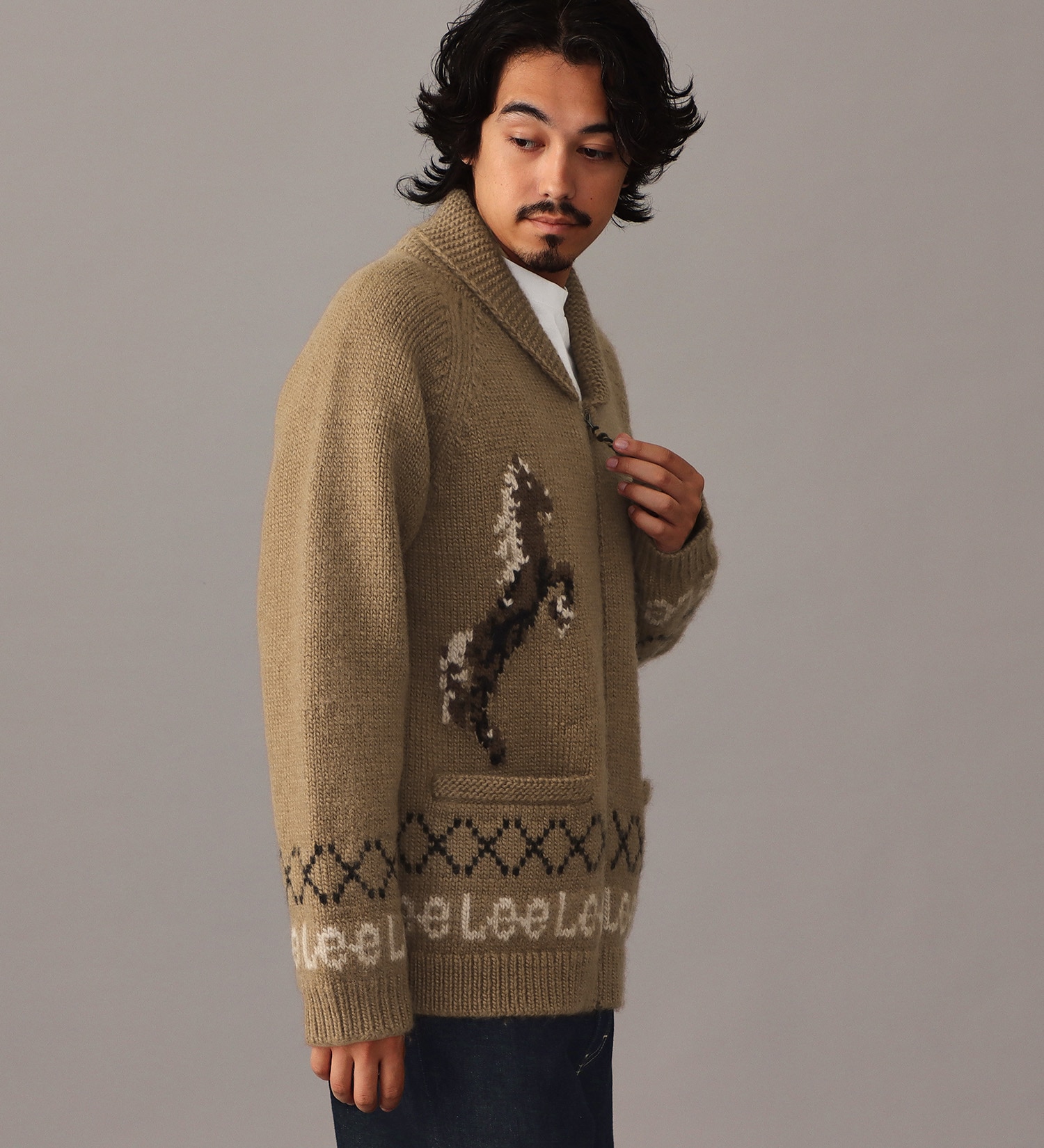 Lee(リー)の【LOOKBOOK掲載】COWCHINE SWEATER /カウチンセーター|トップス/ニット/セーター/メンズ|アイボリー