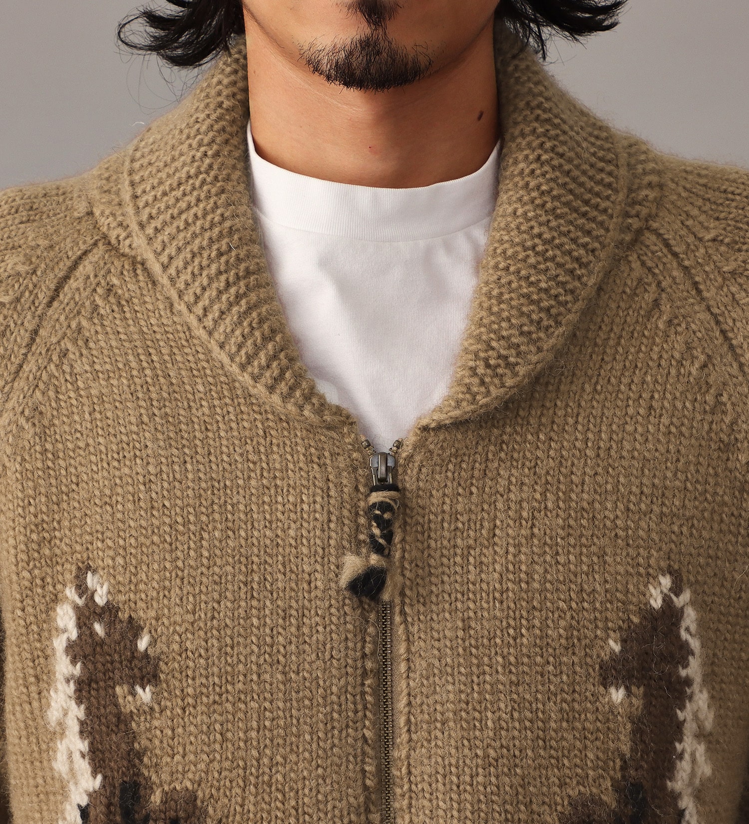 Lee(リー)の【LOOKBOOK掲載】COWCHINE SWEATER /カウチンセーター|トップス/ニット/セーター/メンズ|アイボリー