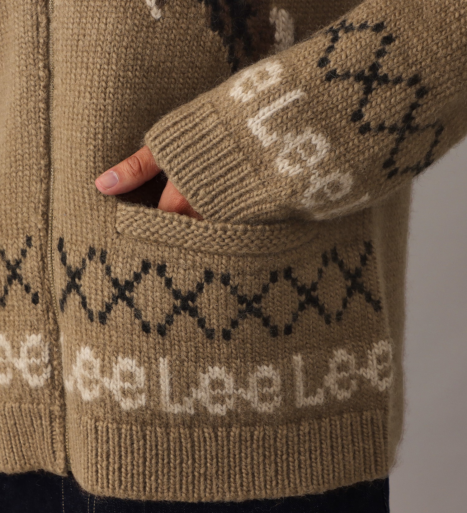 Lee(リー)の【LOOKBOOK掲載】COWCHINE SWEATER /カウチンセーター|トップス/ニット/セーター/メンズ|アイボリー