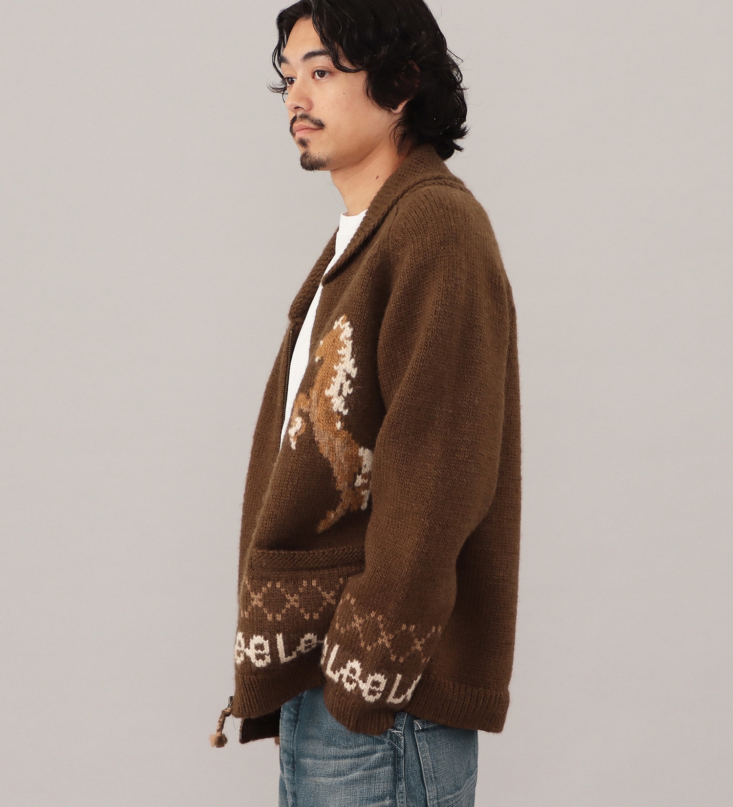Lee(リー)の【LOOKBOOK掲載】COWCHINE SWEATER /カウチンセーター|トップス/ニット/セーター/メンズ|ブラウン
