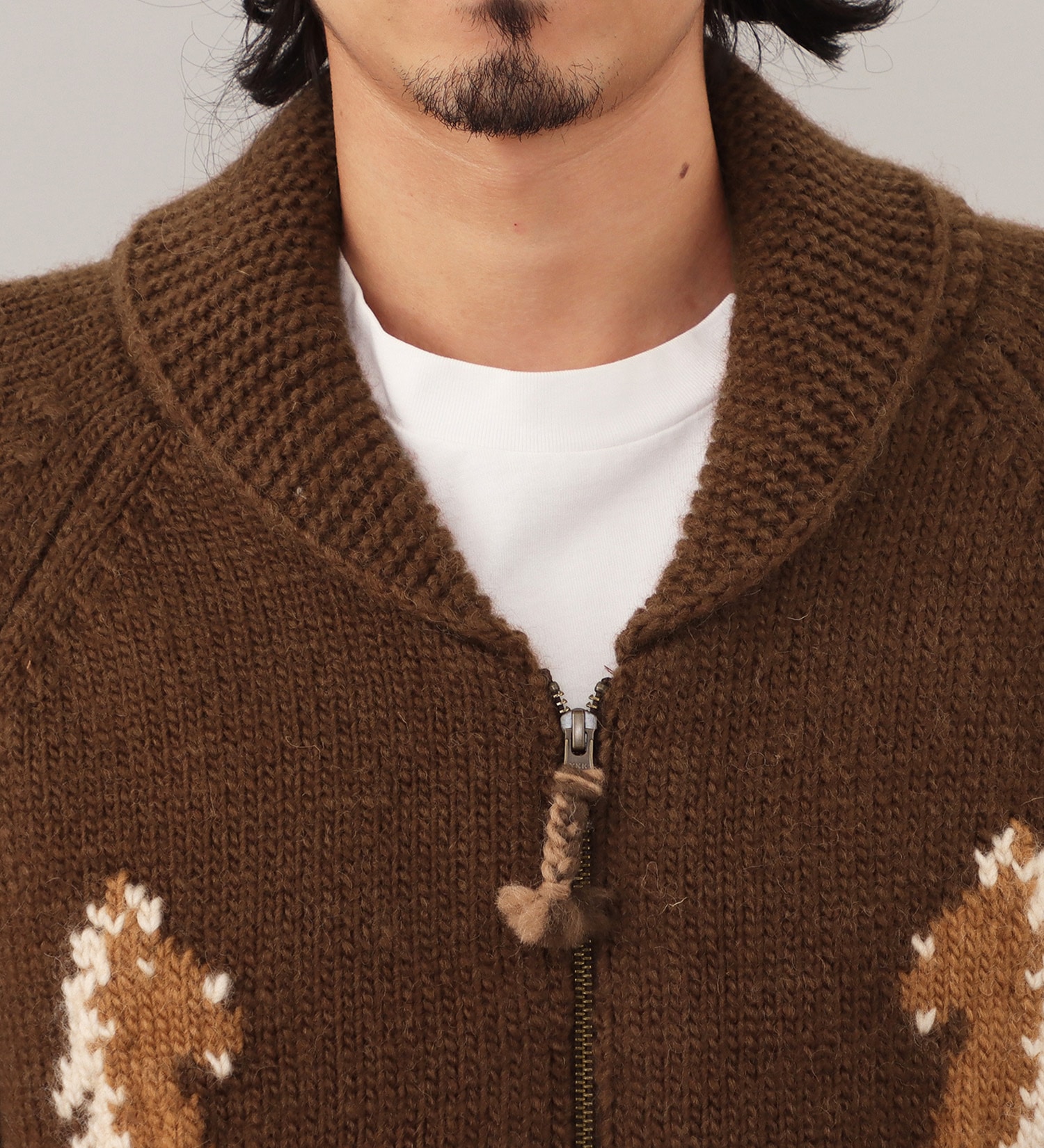 Lee(リー)の【LOOKBOOK掲載】COWCHINE SWEATER /カウチンセーター|トップス/ニット/セーター/メンズ|ブラウン