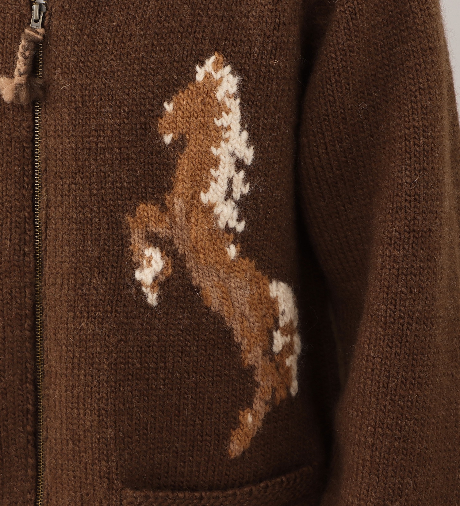 Lee(リー)の【LOOKBOOK掲載】COWCHINE SWEATER /カウチンセーター|トップス/ニット/セーター/メンズ|ブラウン