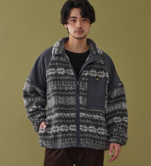 【試着対象】BOA ZIP JACKET/ボアジップジャケット