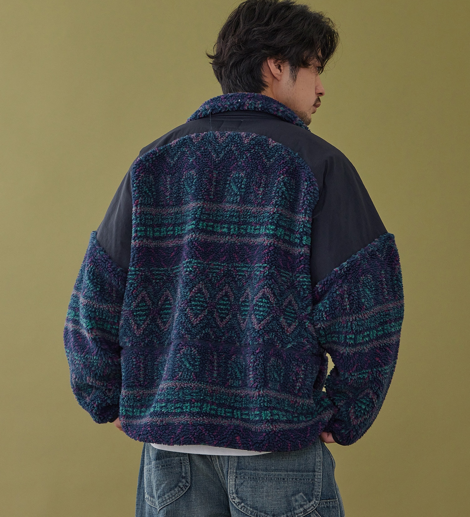 Lee(リー)の【試着対象】BOA ZIP JACKET/ボアジップジャケット|ジャケット/アウター/その他アウター/メンズ|ネイビー