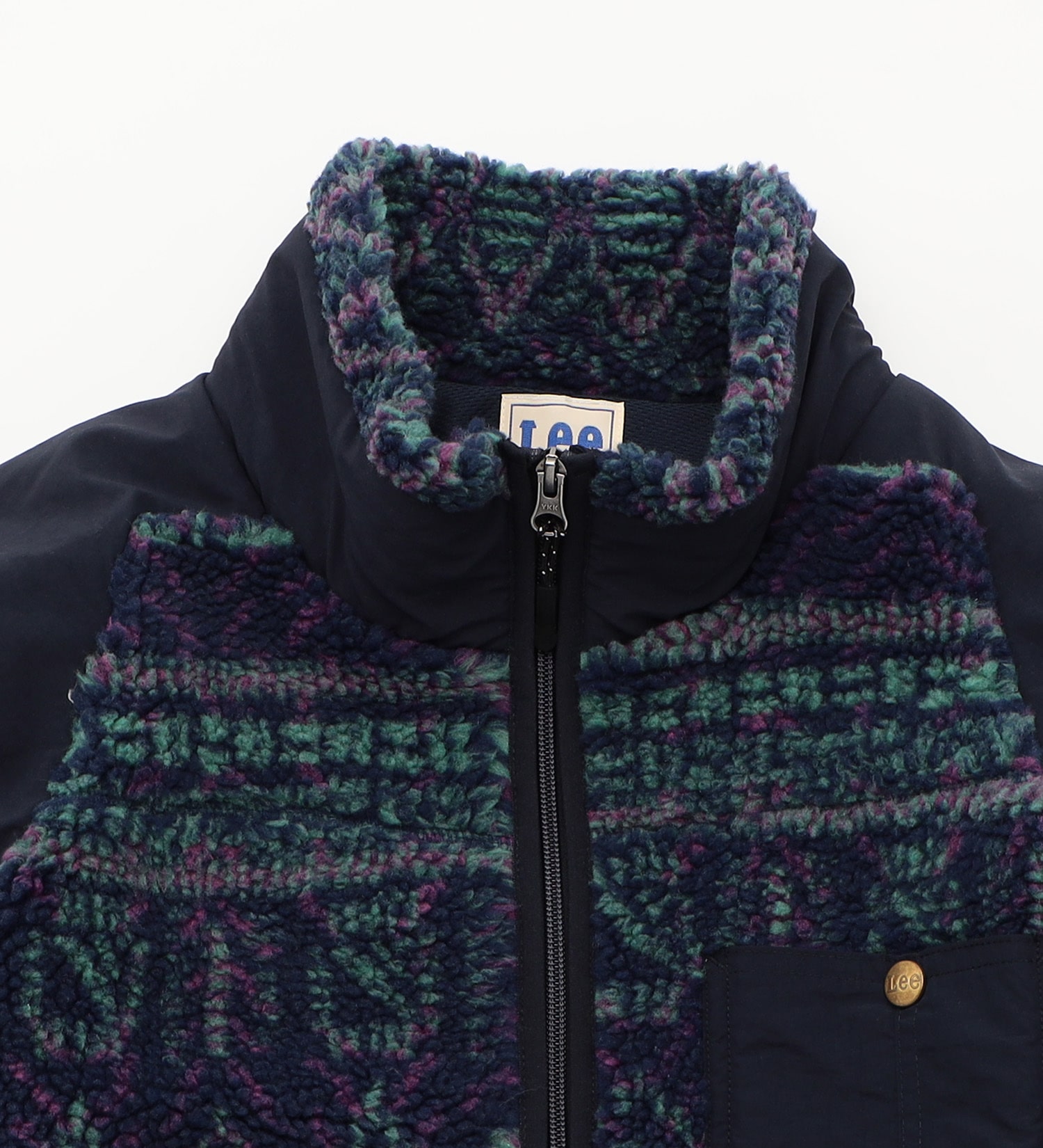 Lee(リー)の【試着対象】BOA ZIP JACKET/ボアジップジャケット|ジャケット/アウター/その他アウター/メンズ|ネイビー