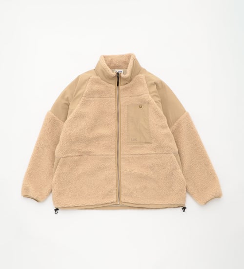 Lee(リー)の【試着対象】BOA ZIP JACKET/ボアジップジャケット|ジャケット/アウター/その他アウター/メンズ|ベージュ