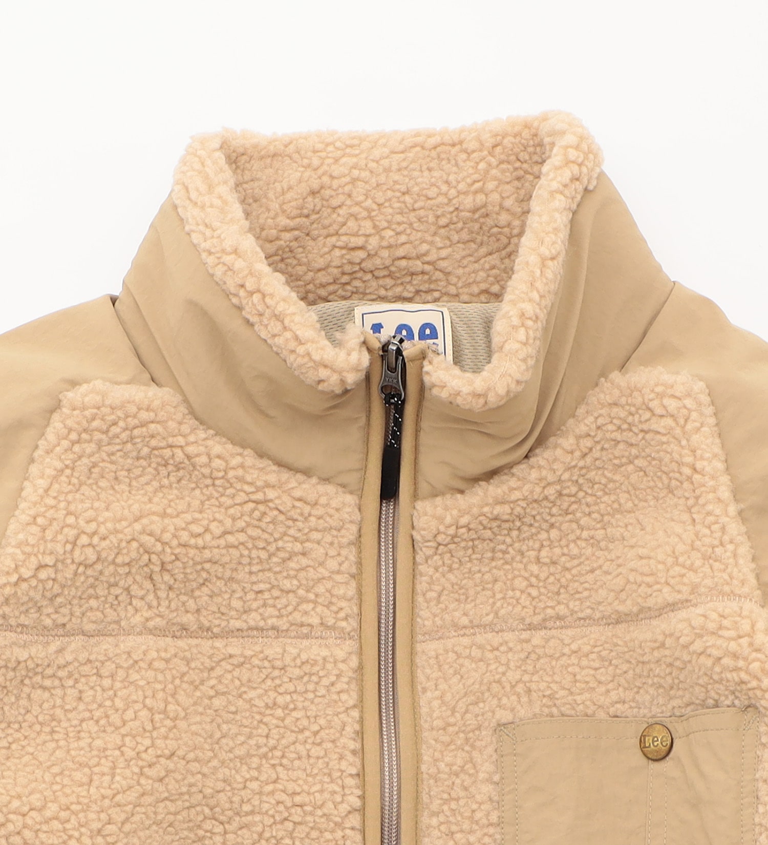 Lee(リー)の【試着対象】BOA ZIP JACKET/ボアジップジャケット|ジャケット/アウター/その他アウター/メンズ|ベージュ