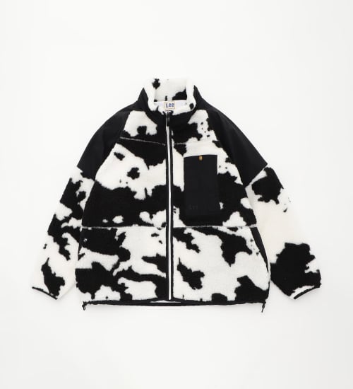 Lee(リー)の【試着対象】BOA ZIP JACKET/ボアジップジャケット【101匹わんちゃん】|ジャケット/アウター/その他アウター/メンズ|ブラック