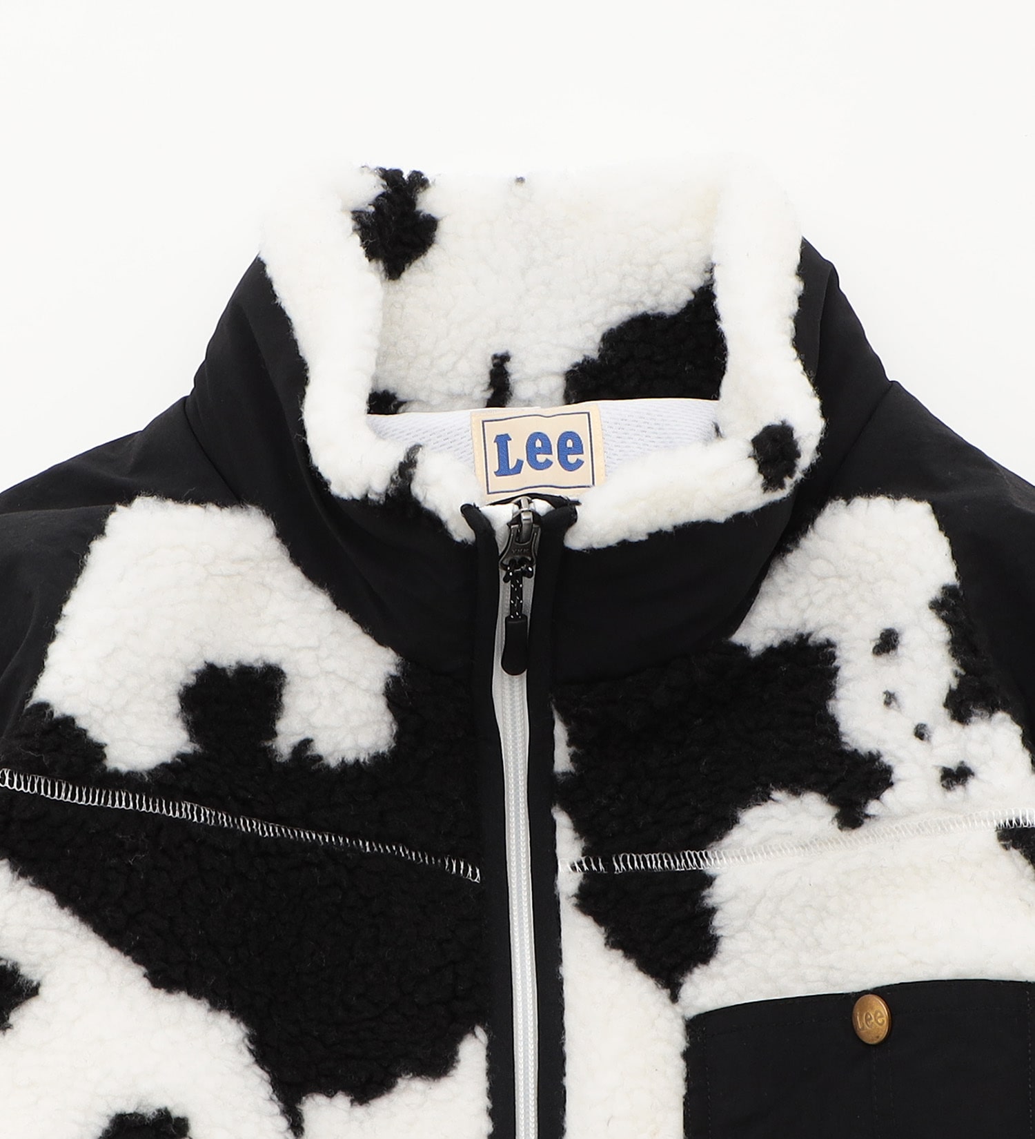 Lee(リー)の【試着対象】BOA ZIP JACKET/ボアジップジャケット【101匹わんちゃん】|ジャケット/アウター/その他アウター/メンズ|ブラック