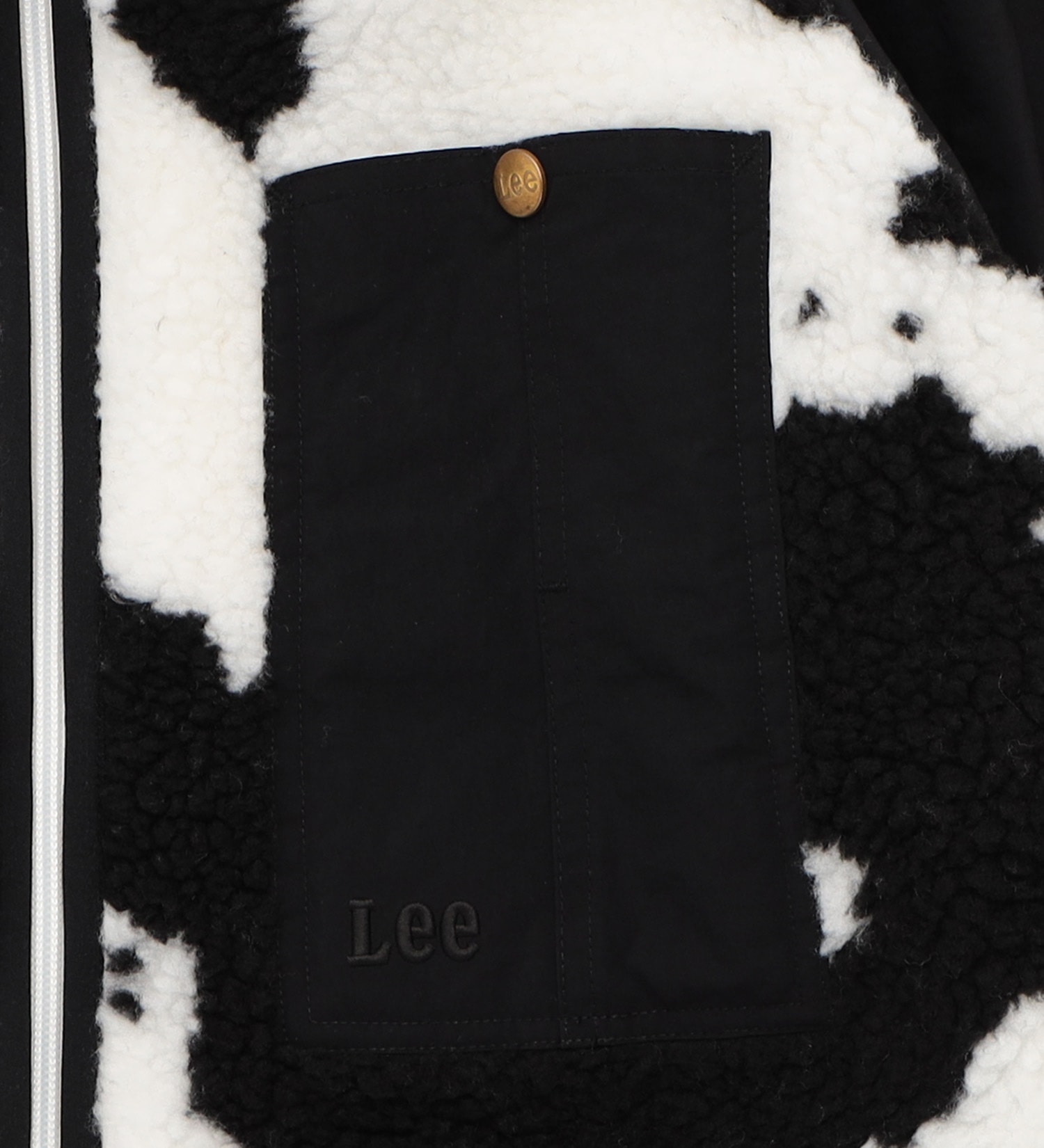 Lee(リー)の【試着対象】BOA ZIP JACKET/ボアジップジャケット【101匹わんちゃん】|ジャケット/アウター/その他アウター/メンズ|ブラック