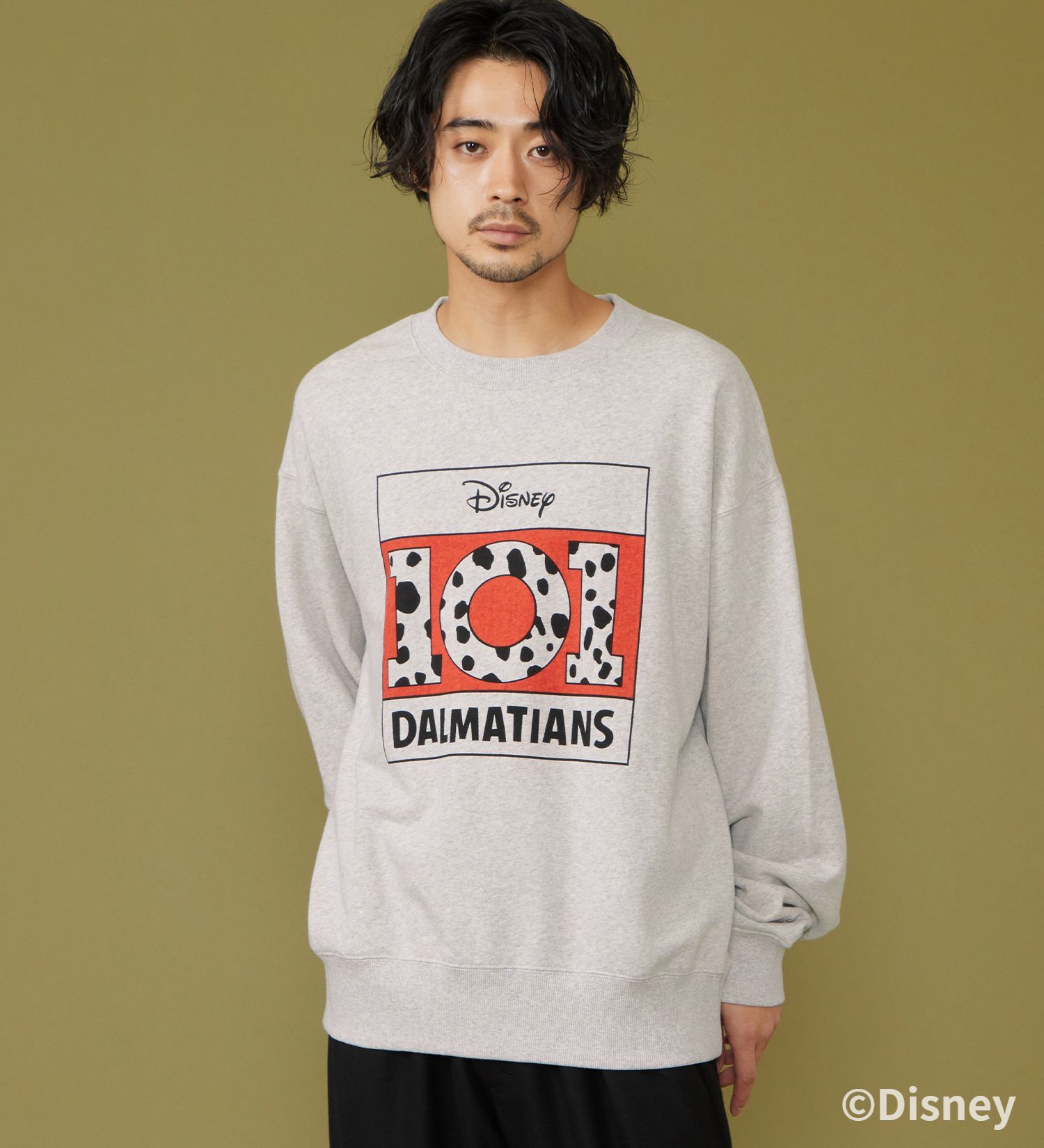 Lee(リー)のSWEAT SHIRT / スウェット【101匹わんちゃん】|トップス/スウェット/メンズ|グレー