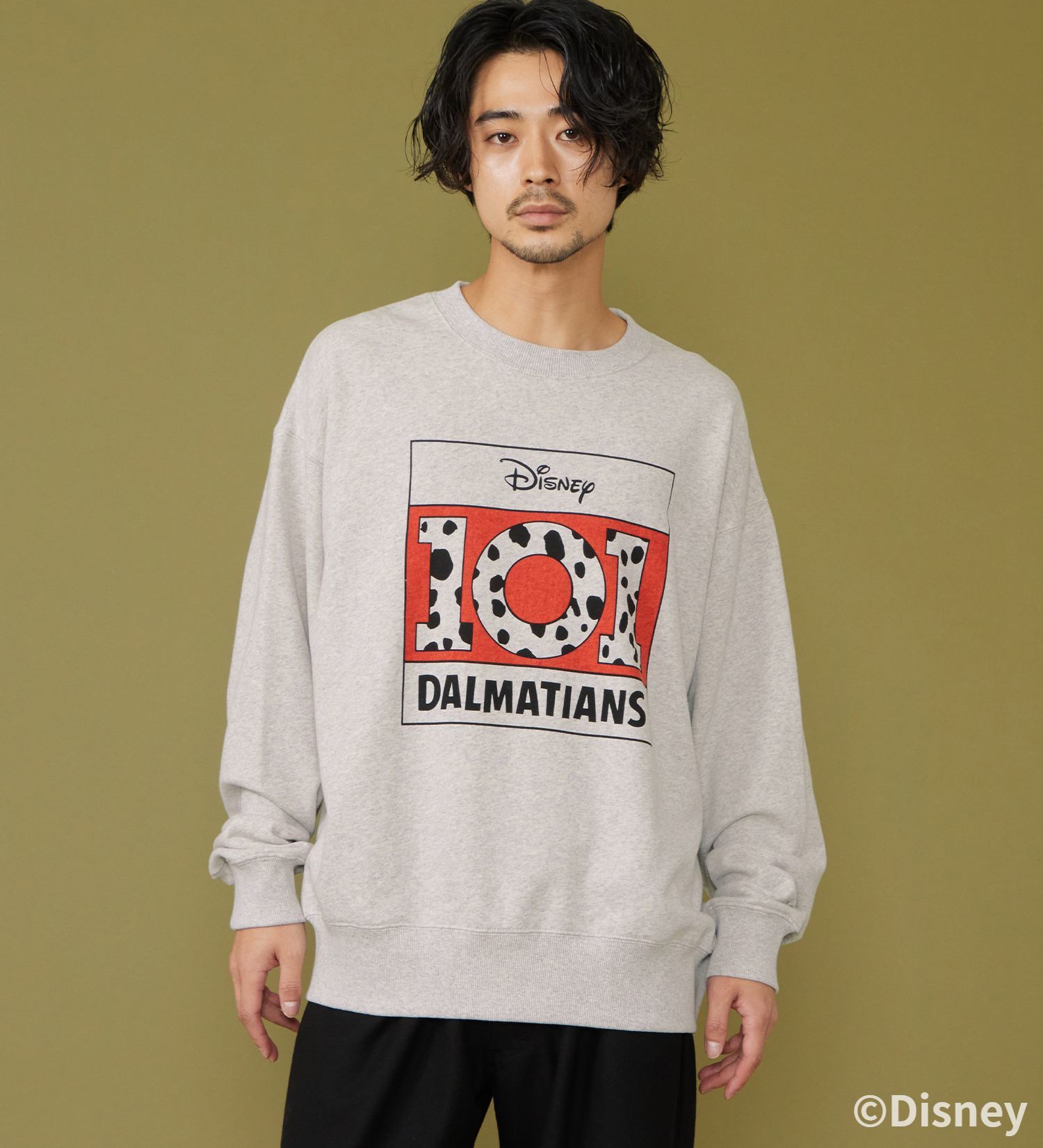 Lee(リー)のSWEAT SHIRT / スウェット【101匹わんちゃん】|トップス/スウェット/メンズ|グレー