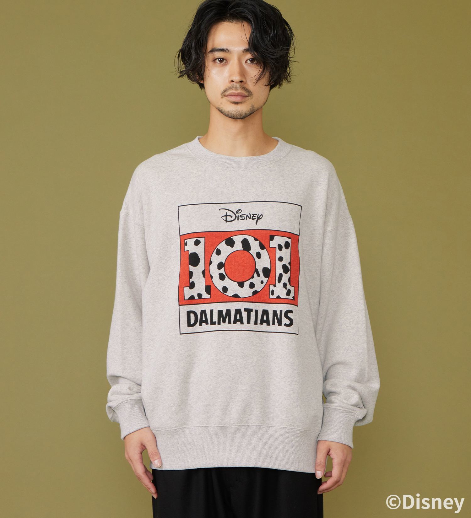 Lee(リー)のSWEAT SHIRT / スウェット【101匹わんちゃん】|トップス/スウェット/メンズ|グレー